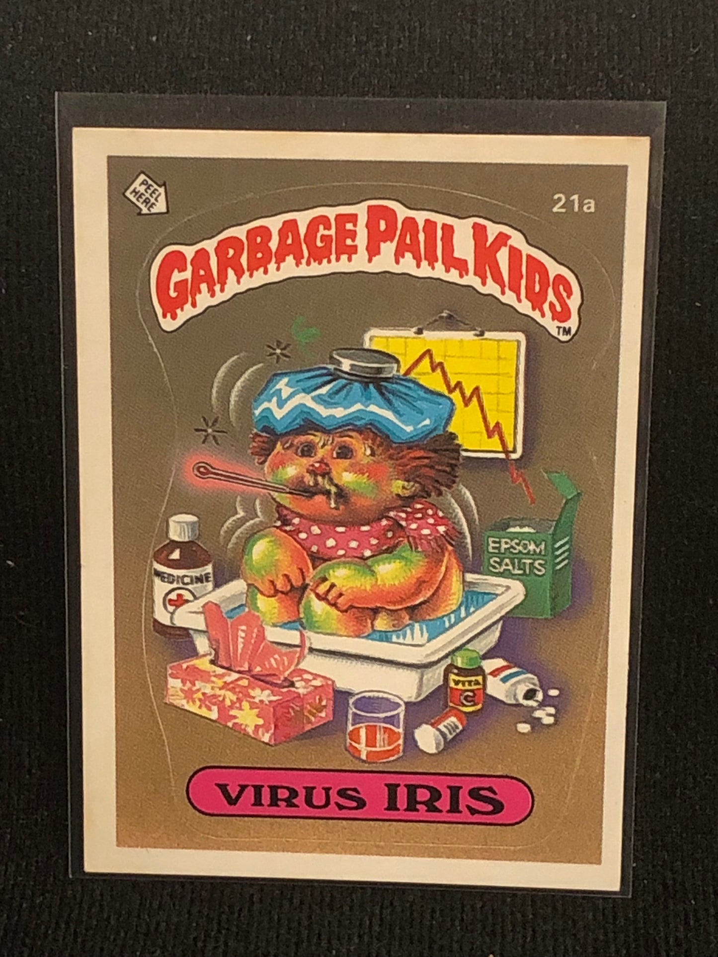 Garbage Pail Kids Original Series 1 (os1) 21a Virus Iris