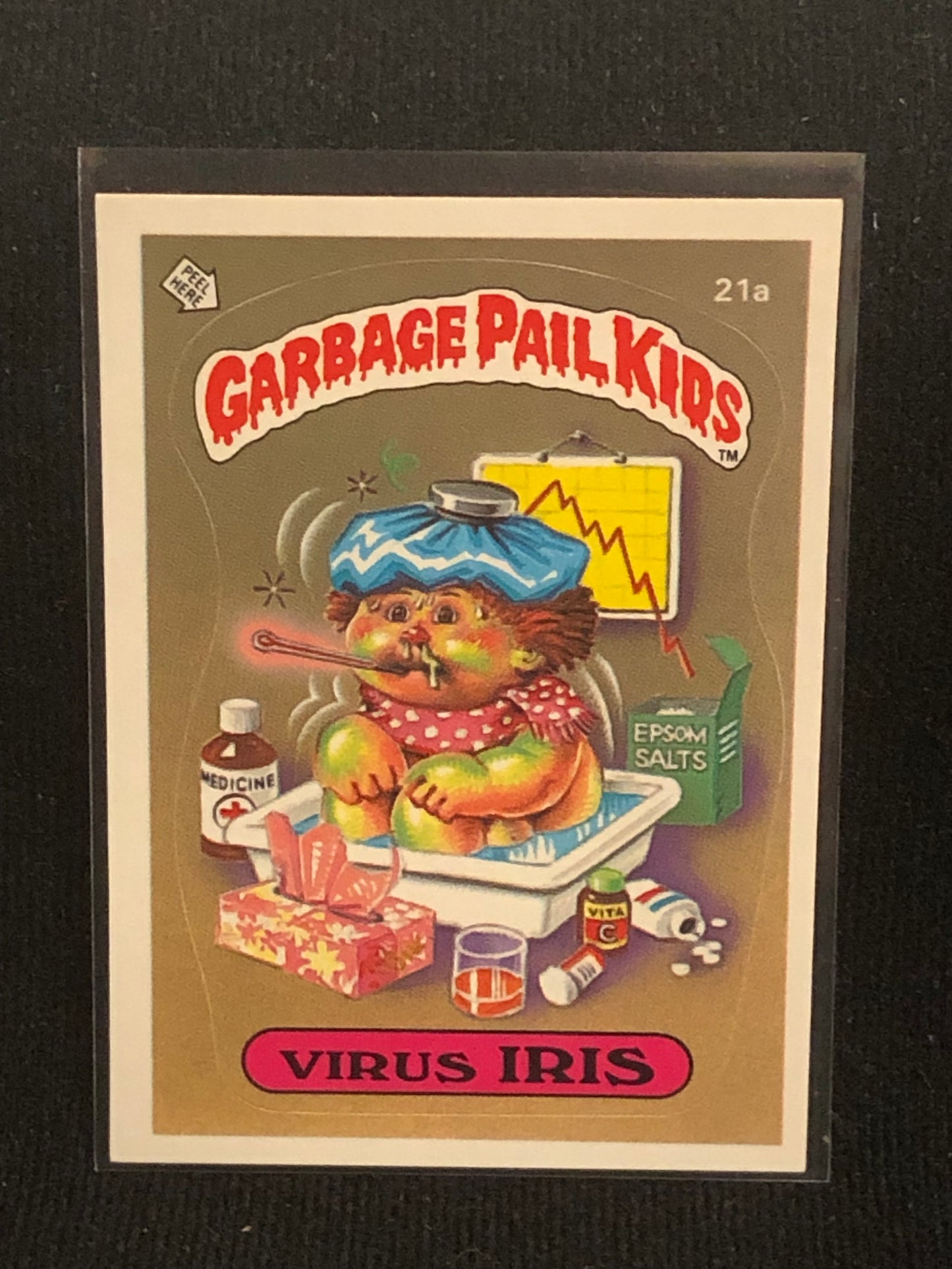 Garbage Pail Kids Original Series 1 (os1) 21a Virus Iris