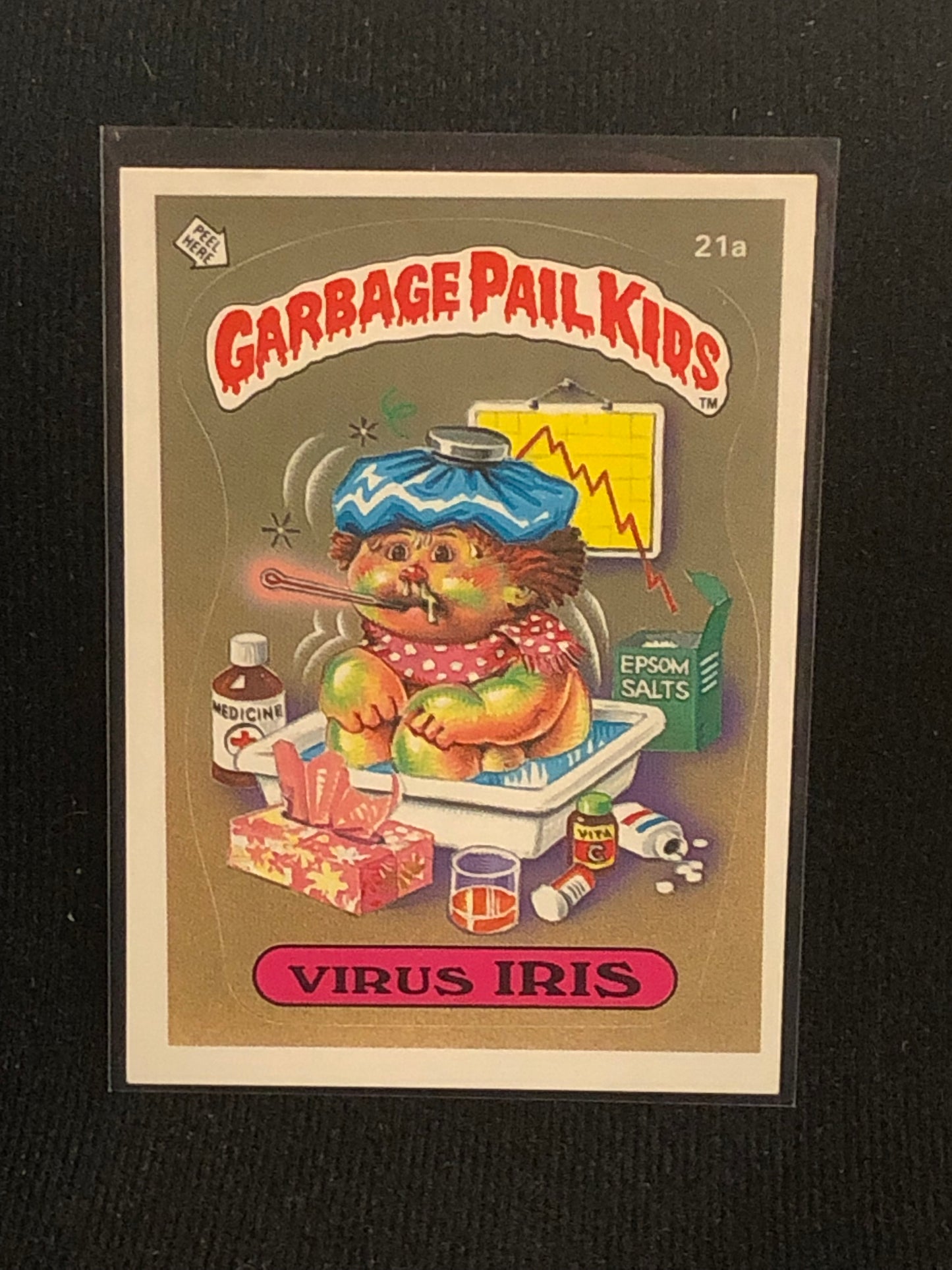 Garbage Pail Kids Original Series 1 (os1) 21a Virus Iris