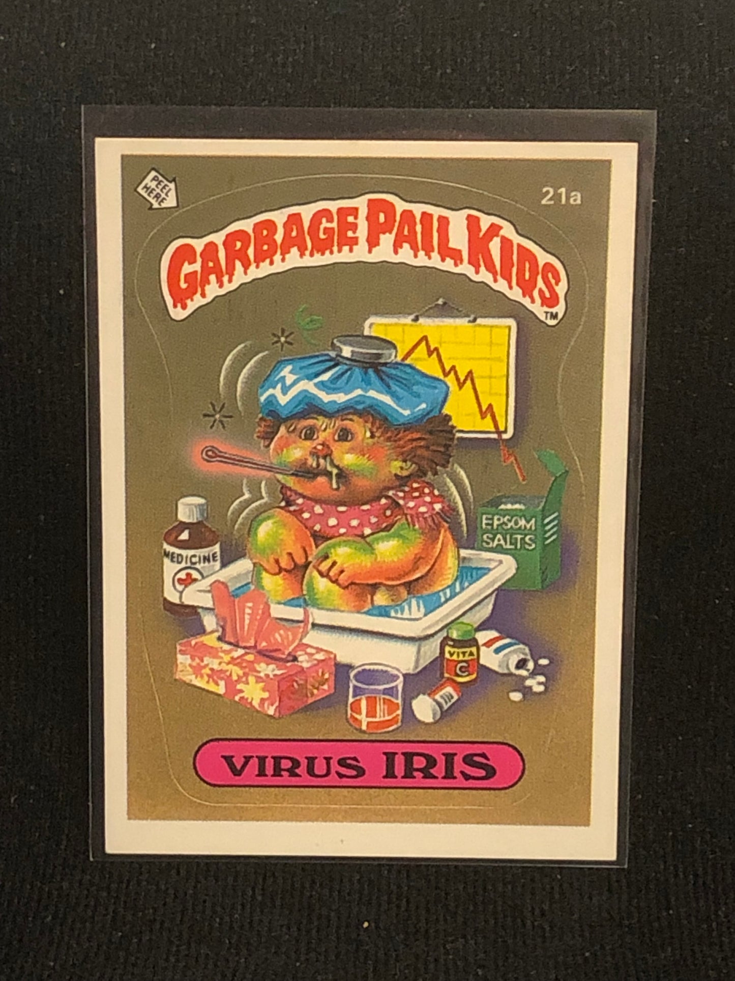 Garbage Pail Kids Original Series 1 (os1) 21a Virus Iris