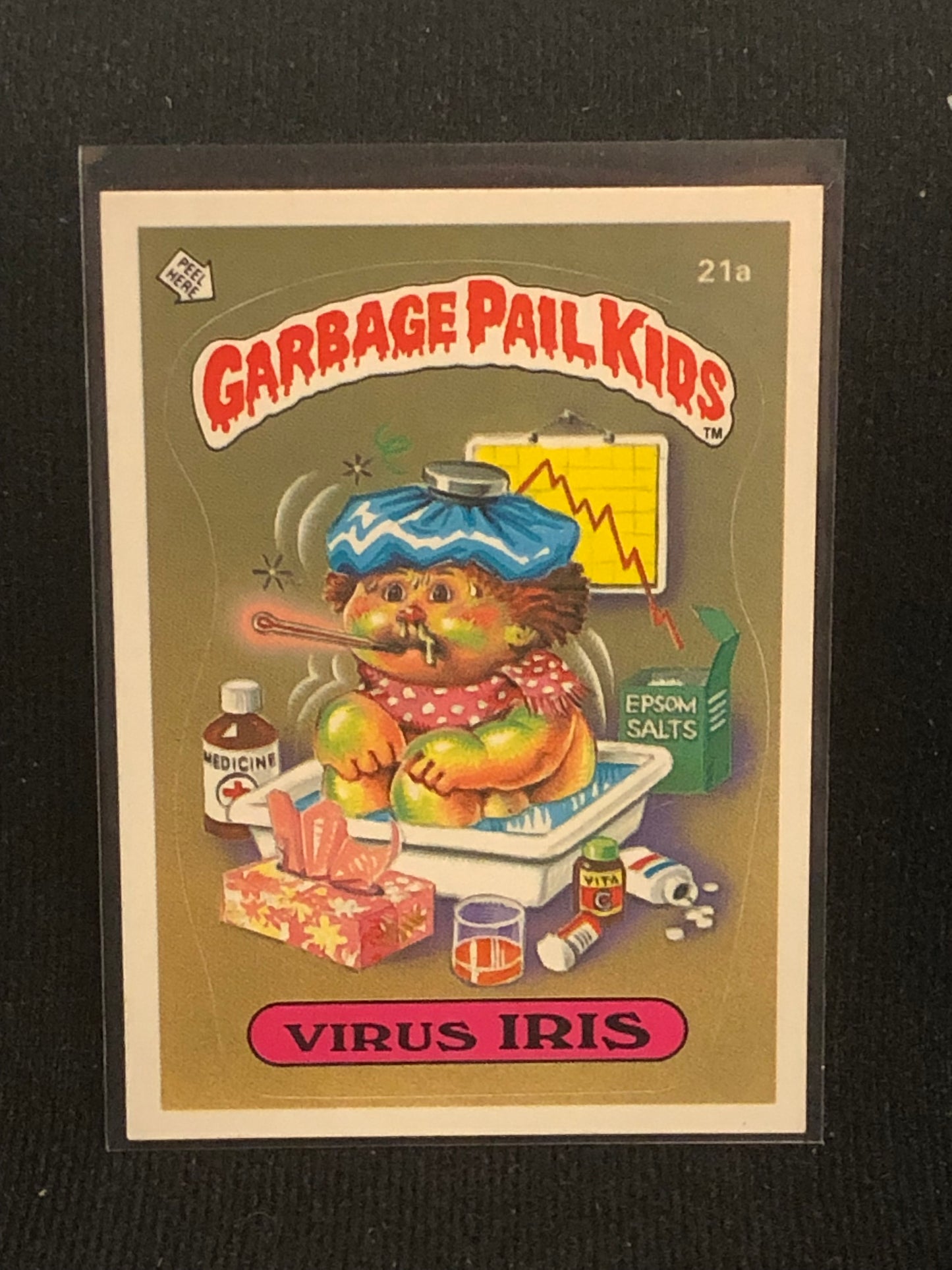 Garbage Pail Kids Original Series 1 (os1) 21a Virus Iris