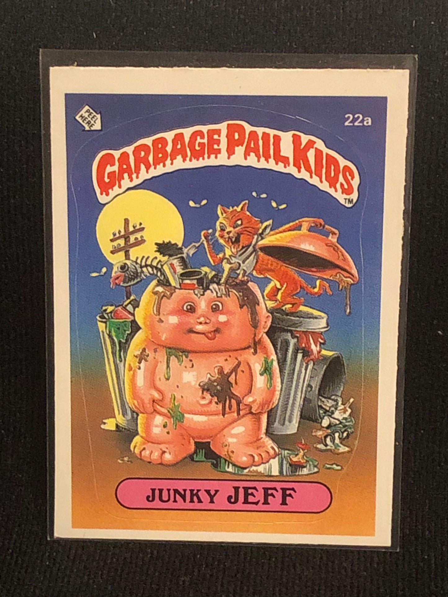 Garbage Pail Kids Original Series 1 (os1) 22a Junky Jeff