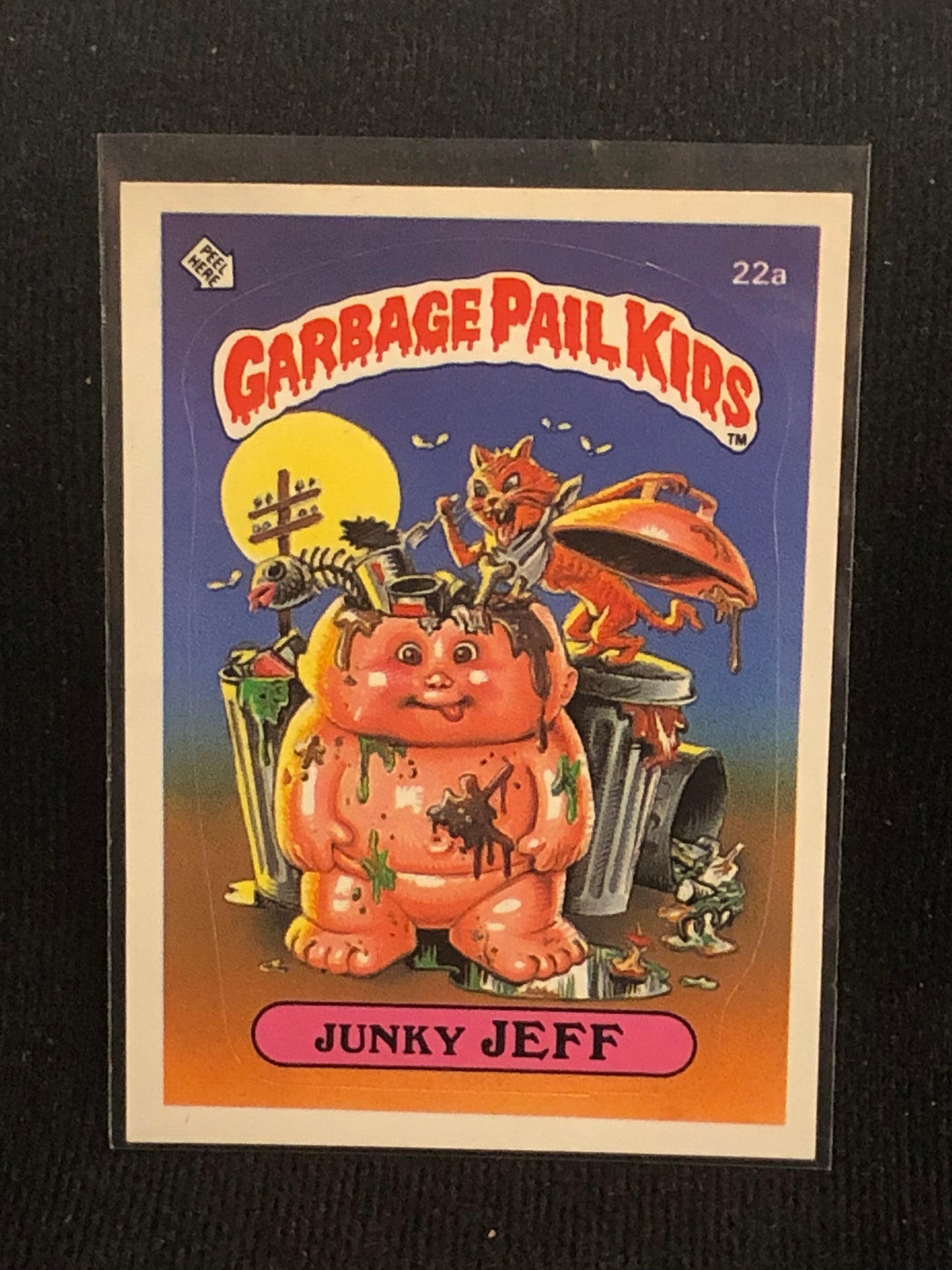 Garbage Pail Kids Original Series 1 (os1) 22a Junky Jeff