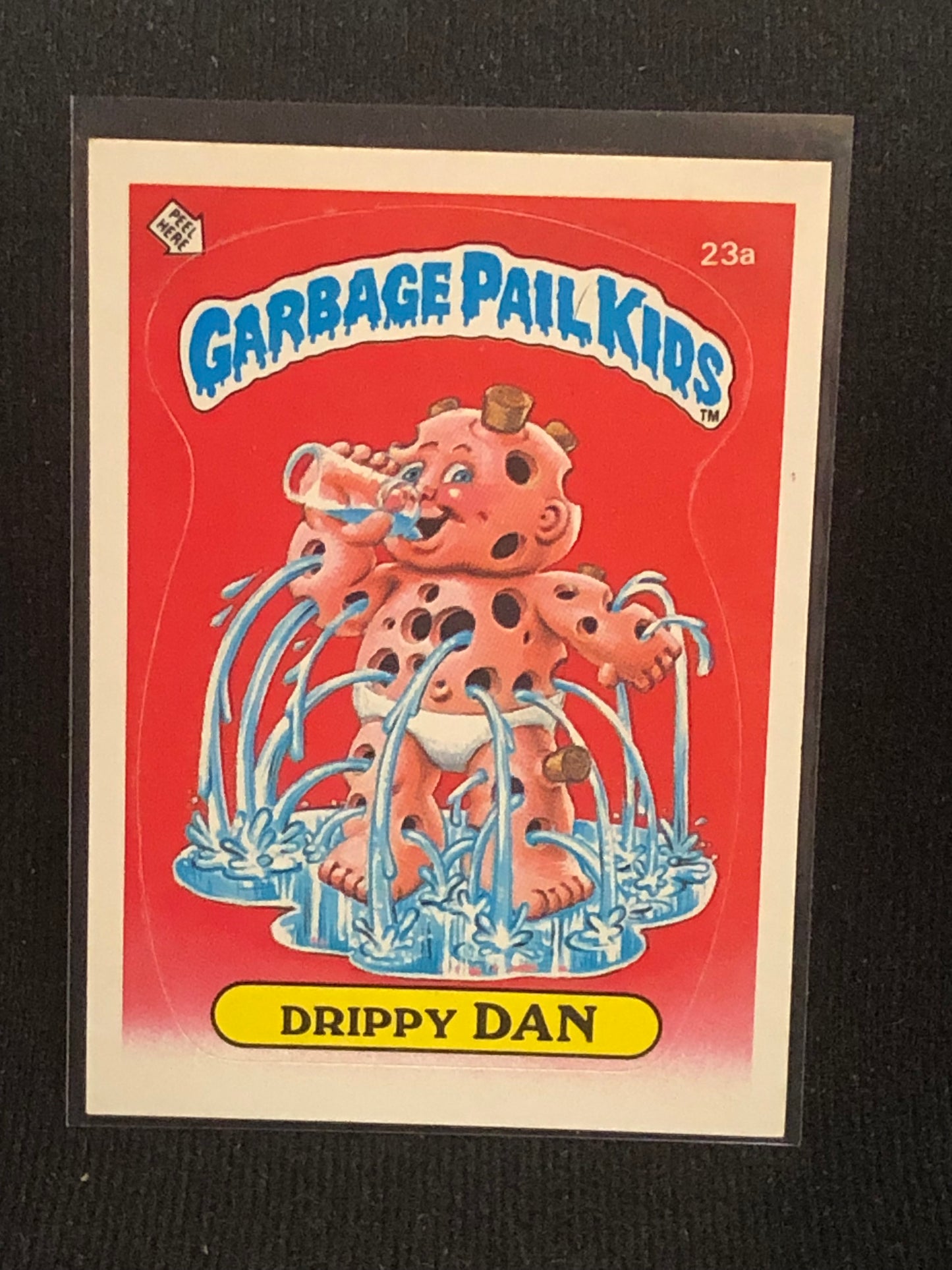 Garbage Pail Kids Original Series 1 (os1) 23a Drippy Dan