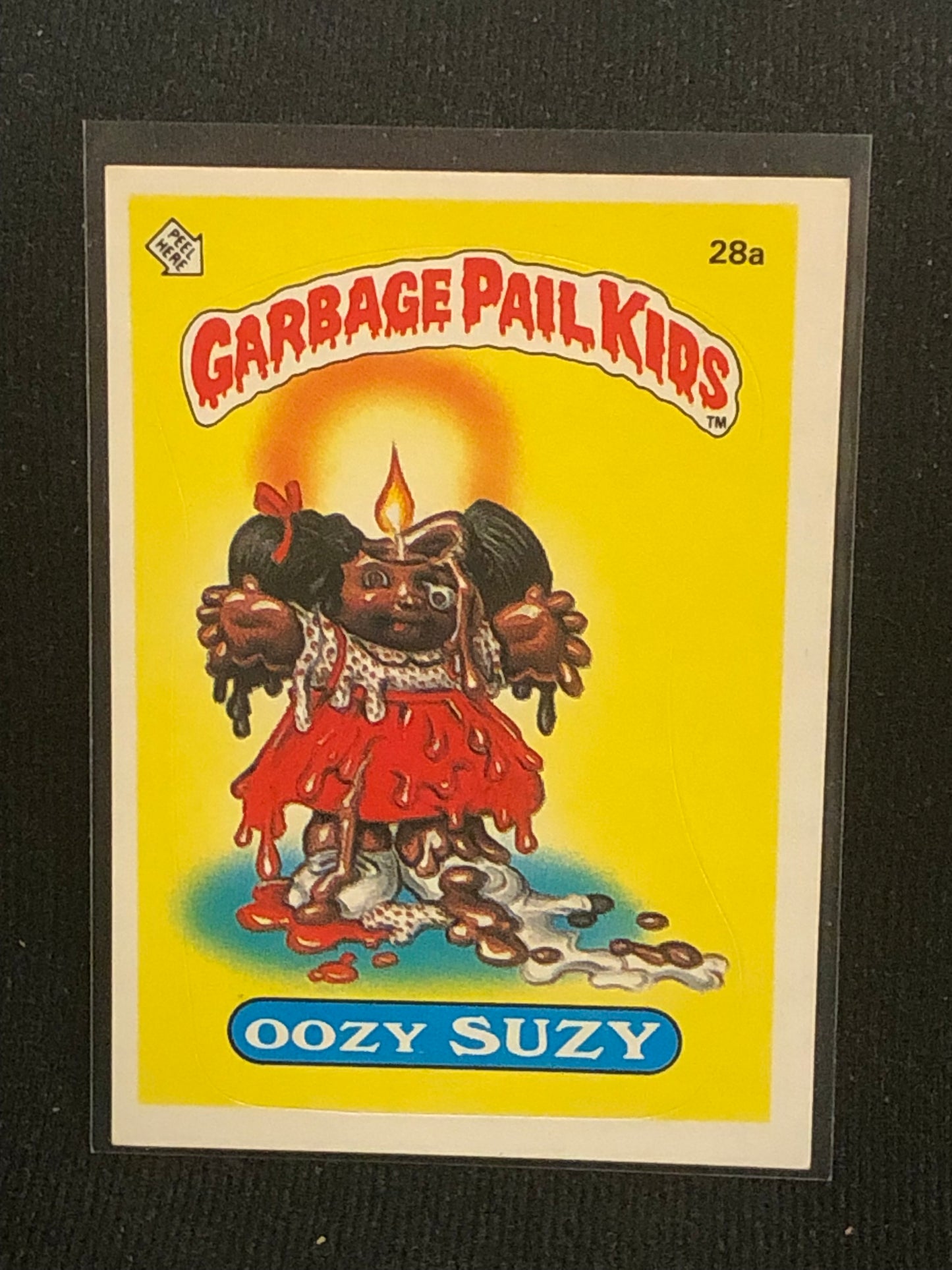 Garbage Pail Kids Original Series 1 (os1) 28a Oozy Suzy