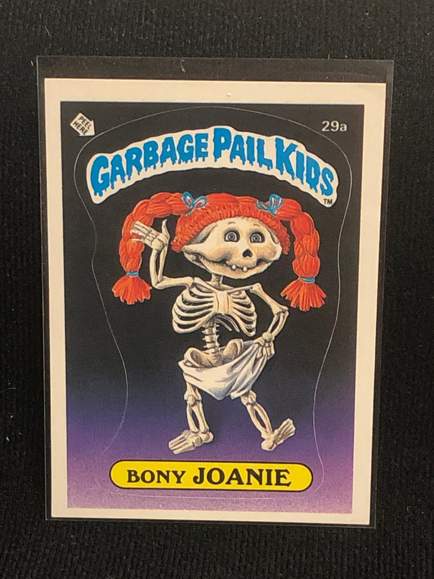 Garbage Pail Kids Original Series 1 (os1) 29a Bony Joanie