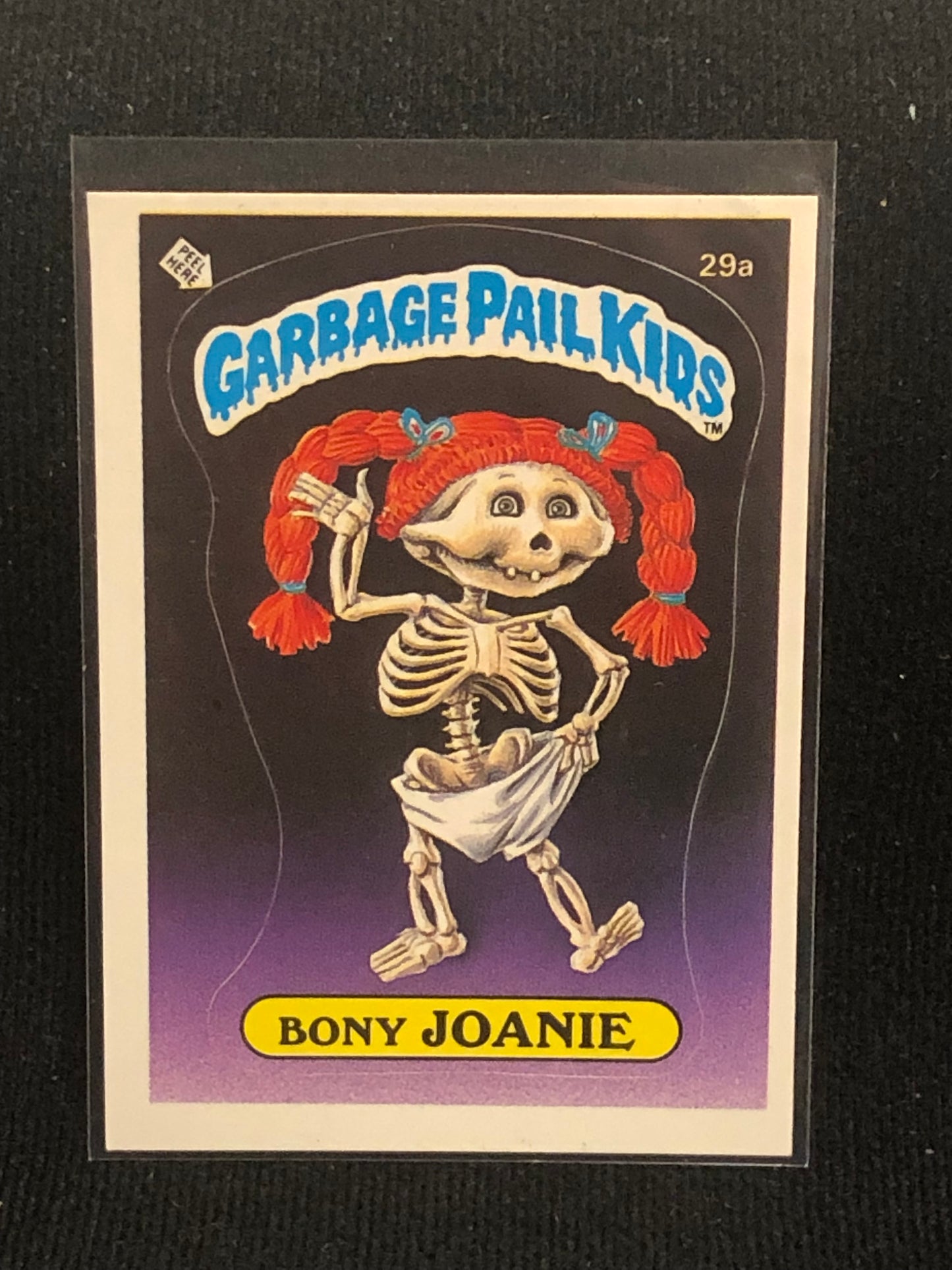 Garbage Pail Kids Original Series 1 (os1) 29a Bony Joanie