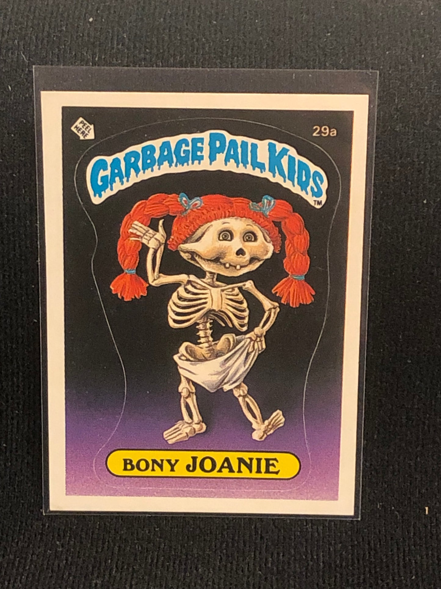 Garbage Pail Kids Original Series 1 (os1) 29a Bony Joanie