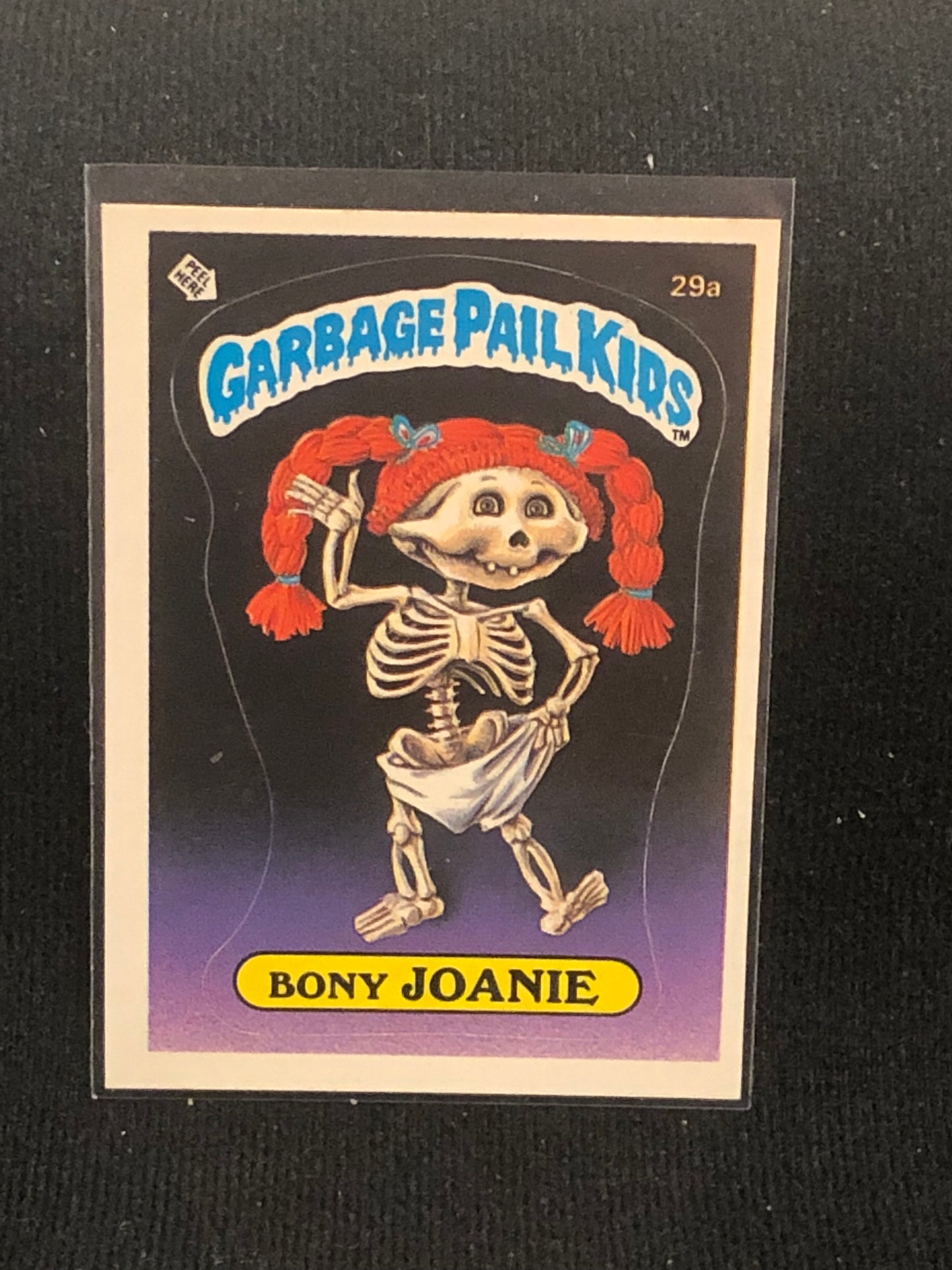 Garbage Pail Kids Original Series 1 (os1) 29a Bony Joanie