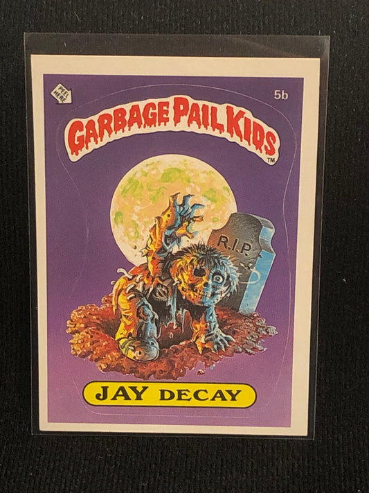 Garbage Pail Kids Original Series 1 (os1) 5b Jay Decay