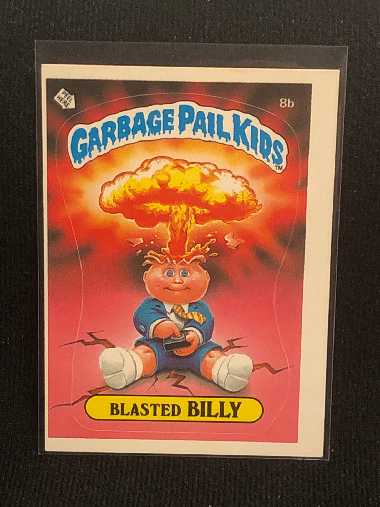 Garbage Pail Kids Original Series 1 (os1) 8b Blasted Billy