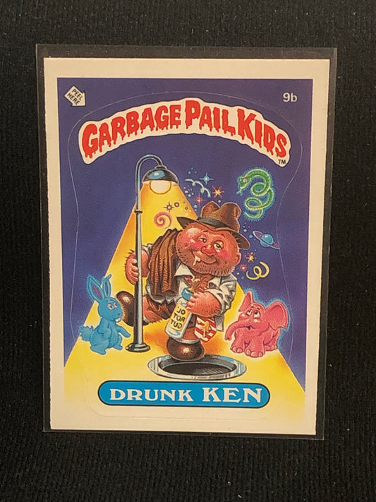 Garbage Pail Kids Original Series 1 (os1) 9b Drunk Ken