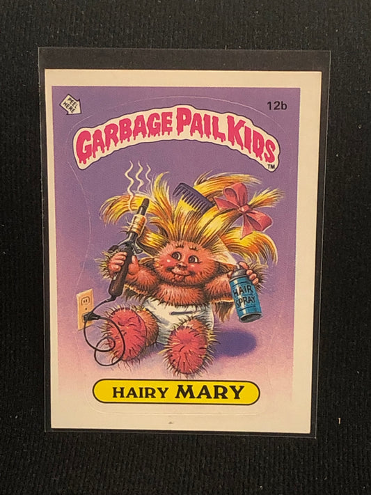 Garbage Pail Kids Original Series 1 (os1) 12b Hairy Mary