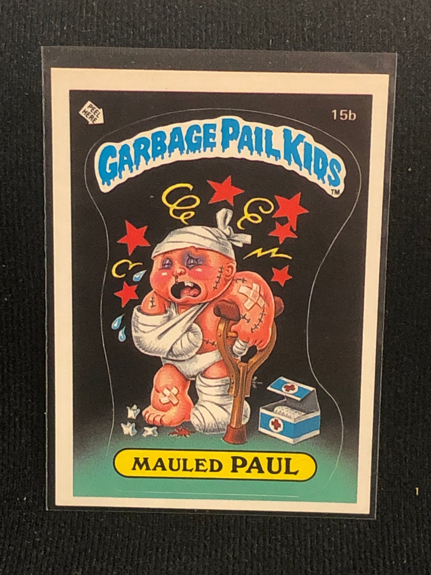 Garbage Pail Kids Original Series 1 (os1) 15b Mauled Paul