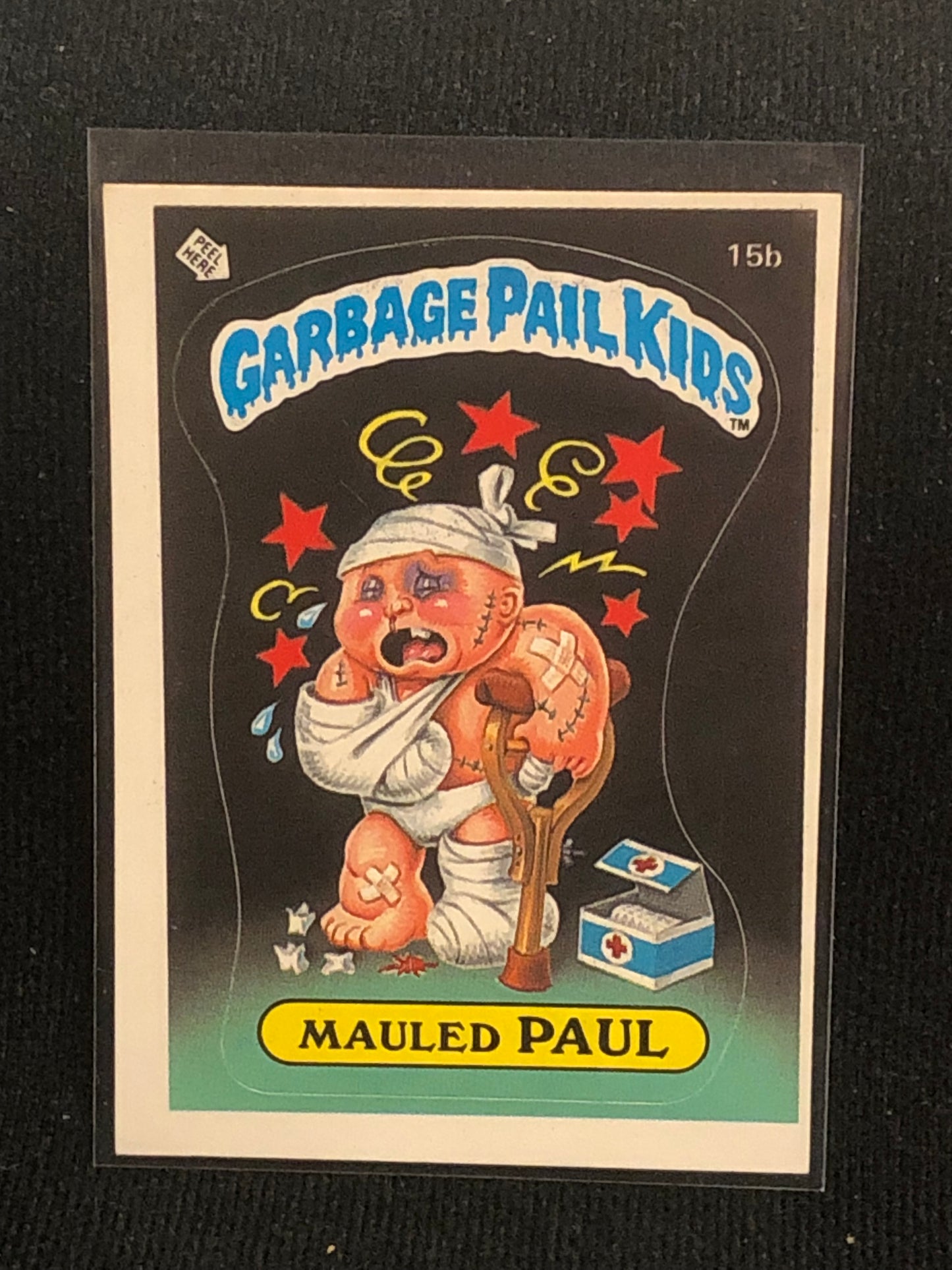 Garbage Pail Kids Original Series 1 (os1) 15b Mauled Paul