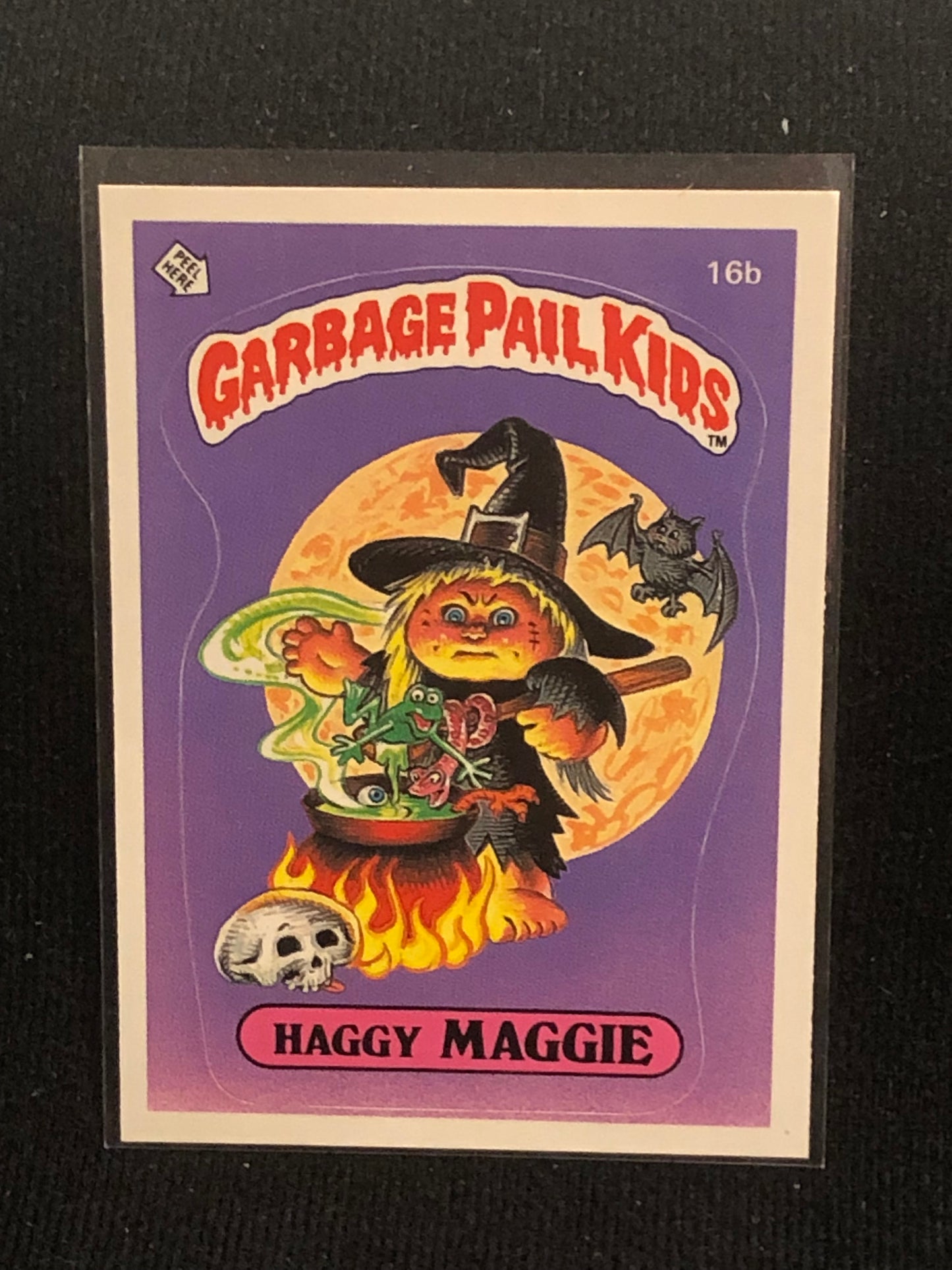 Garbage Pail Kids Original Series 1 (os1) 16b Haggy Maggie