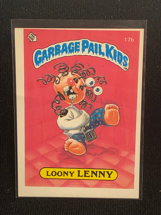 Garbage Pail Kids Original Series 1 (os1) 17b Loony Lenny