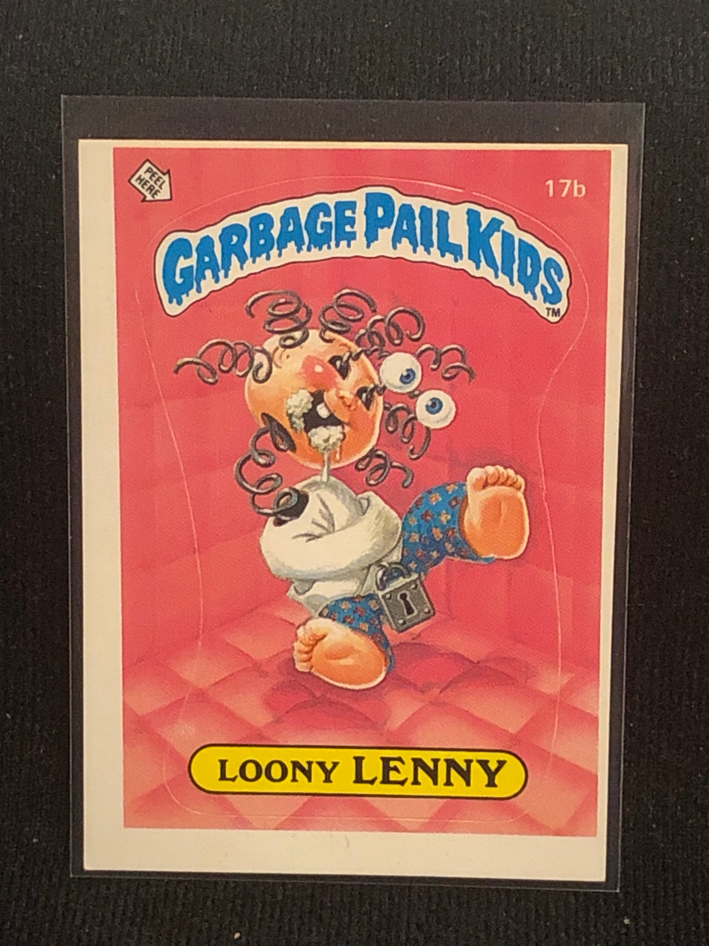 Garbage Pail Kids Original Series 1 (os1) 17b Loony Lenny