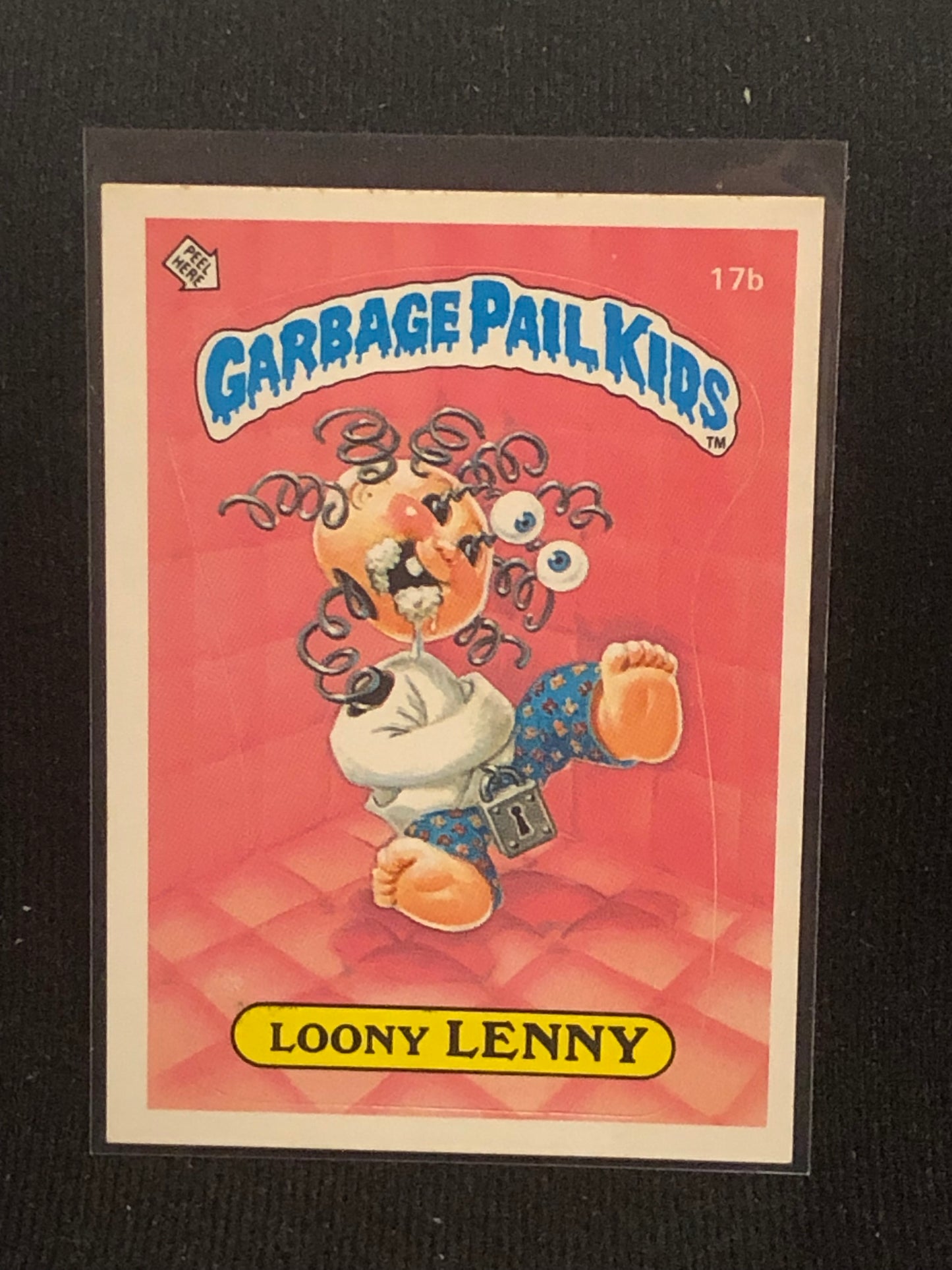 Garbage Pail Kids Original Series 1 (os1) 17b Loony Lenny