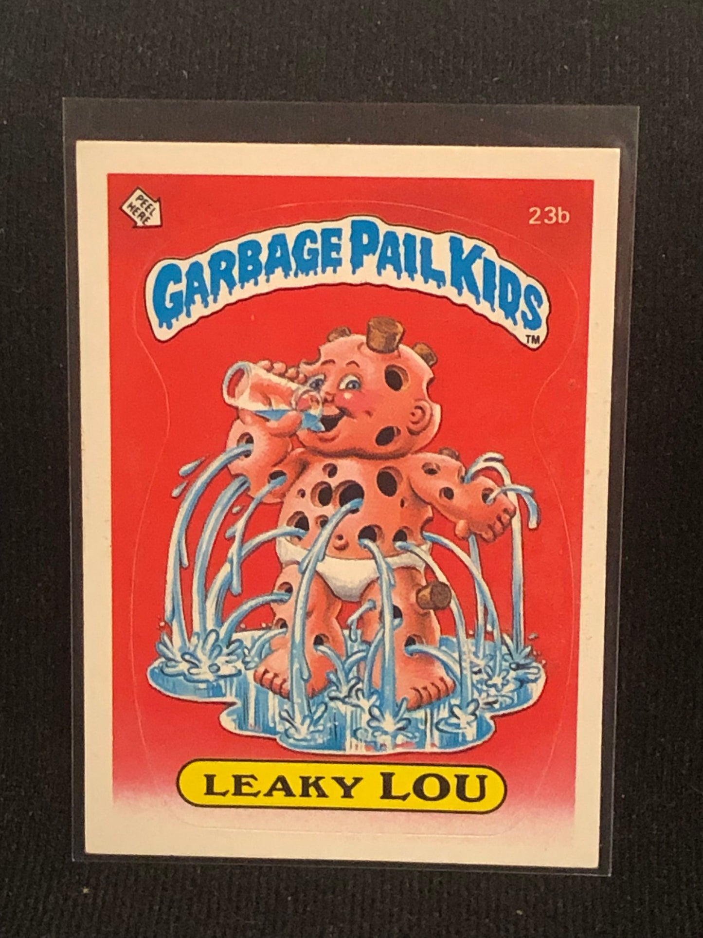 Garbage Pail Kids Original Series 1 (os1) 23b Leaky Lou