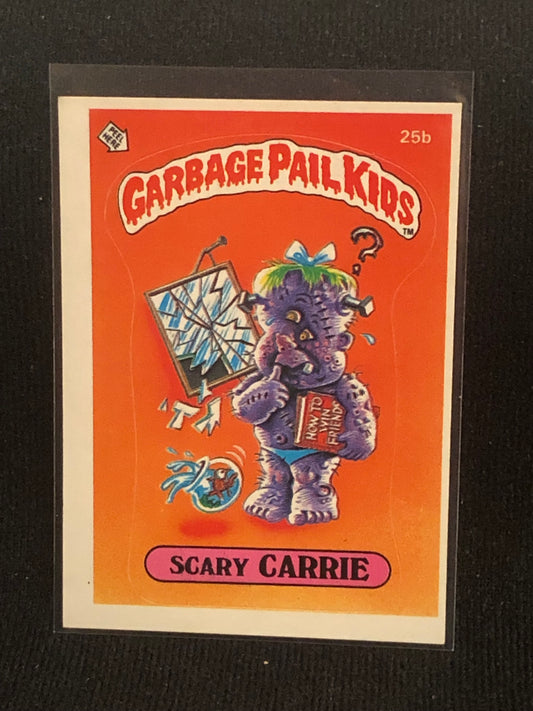 Garbage Pail Kids Original Series 1 (os1) 25b Scary Carrie