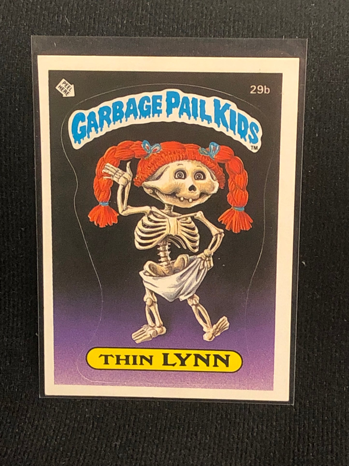 Garbage Pail Kids Original Series 1 (os1) 29b Thin Lynn