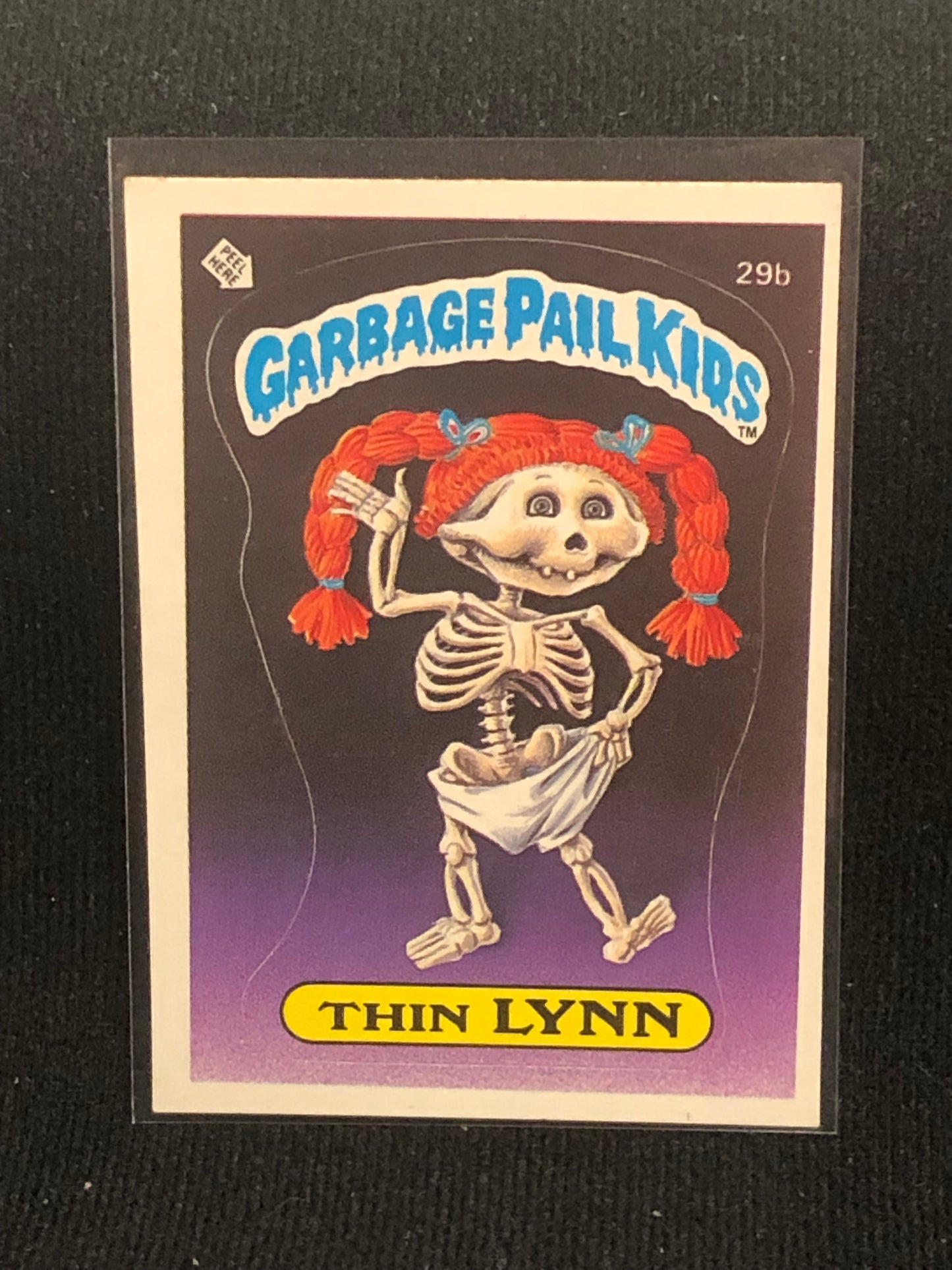 Garbage Pail Kids Original Series 1 (os1) 29b Thin Lynn