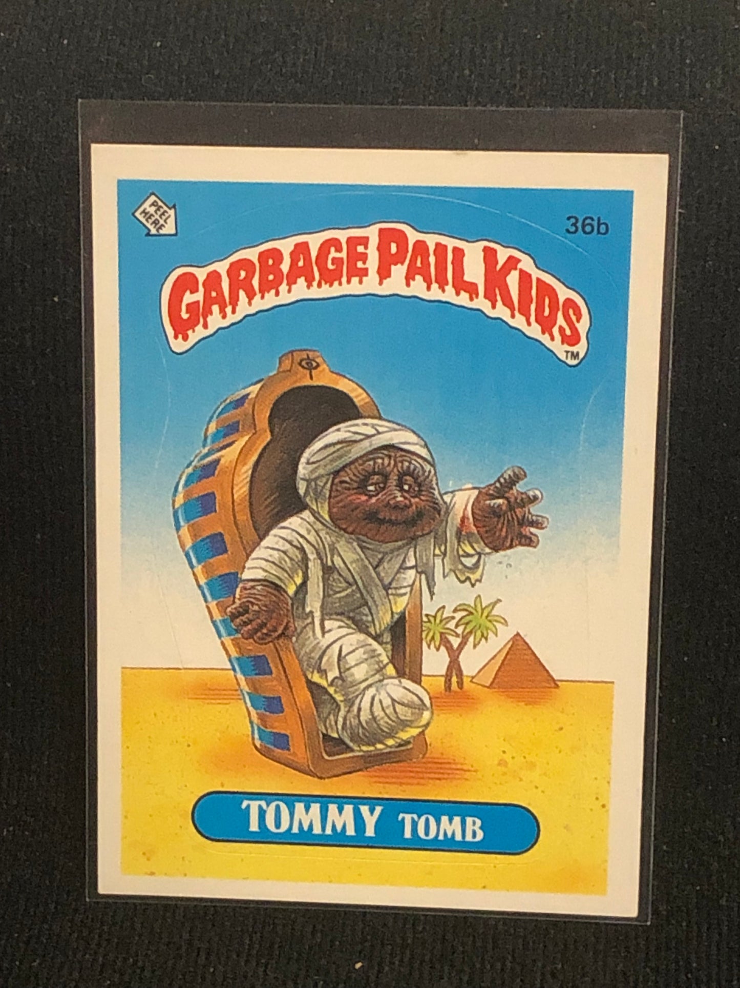 Garbage Pail Kids Original Series 1 (os1) 36b Tommy Tomb