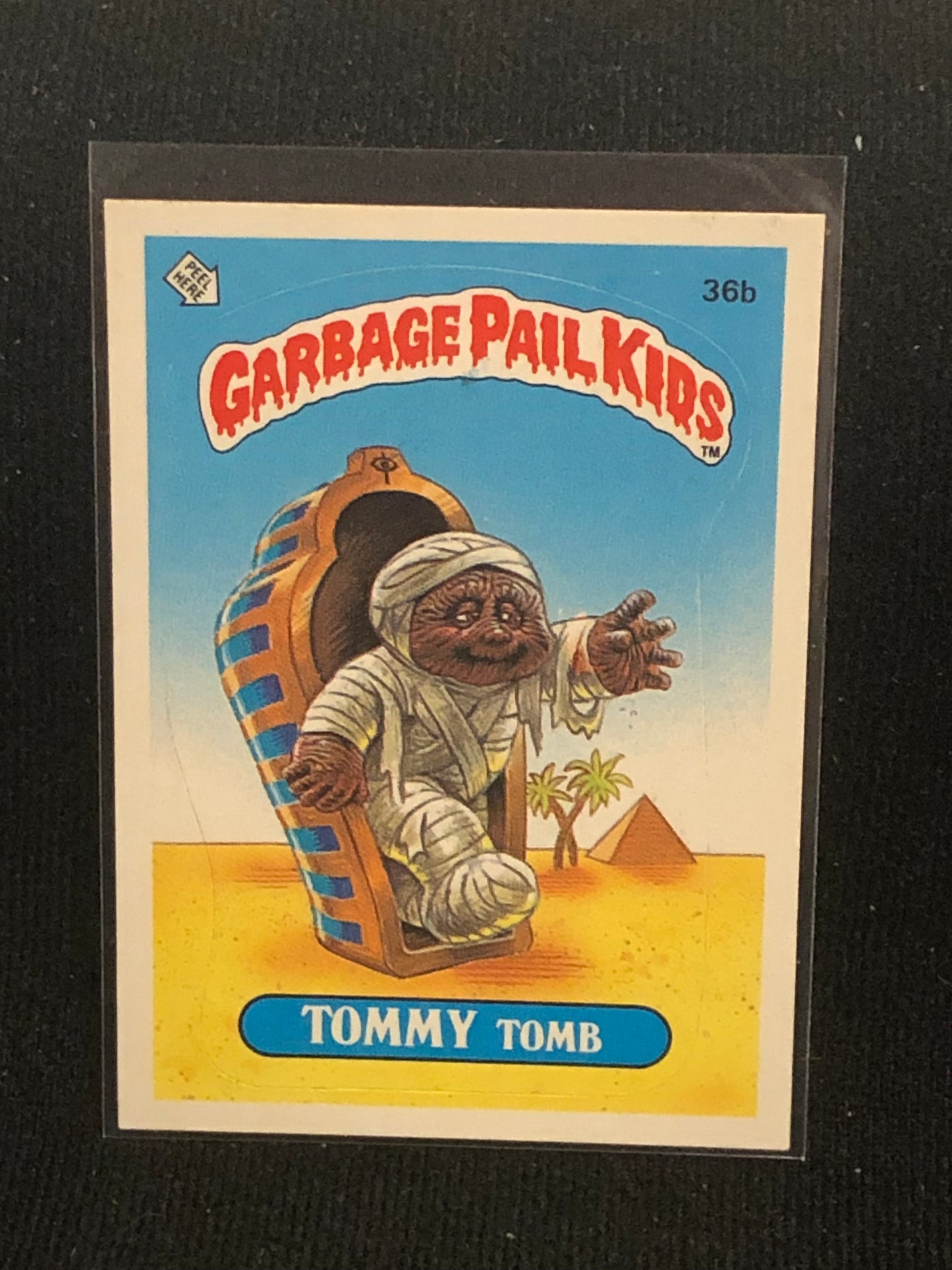 Garbage Pail Kids Original Series 1 (os1) 36b Tommy Tomb