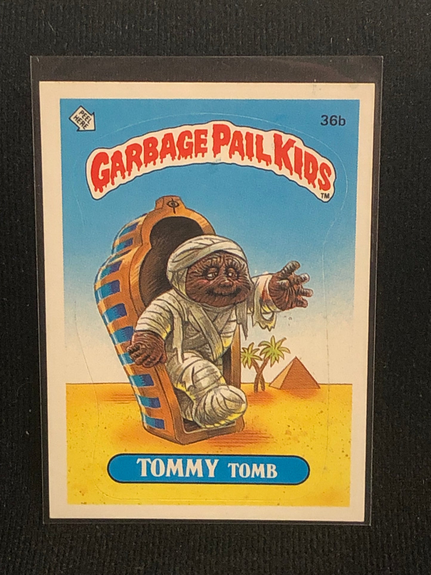 Garbage Pail Kids Original Series 1 (os1) 36b Tommy Tomb