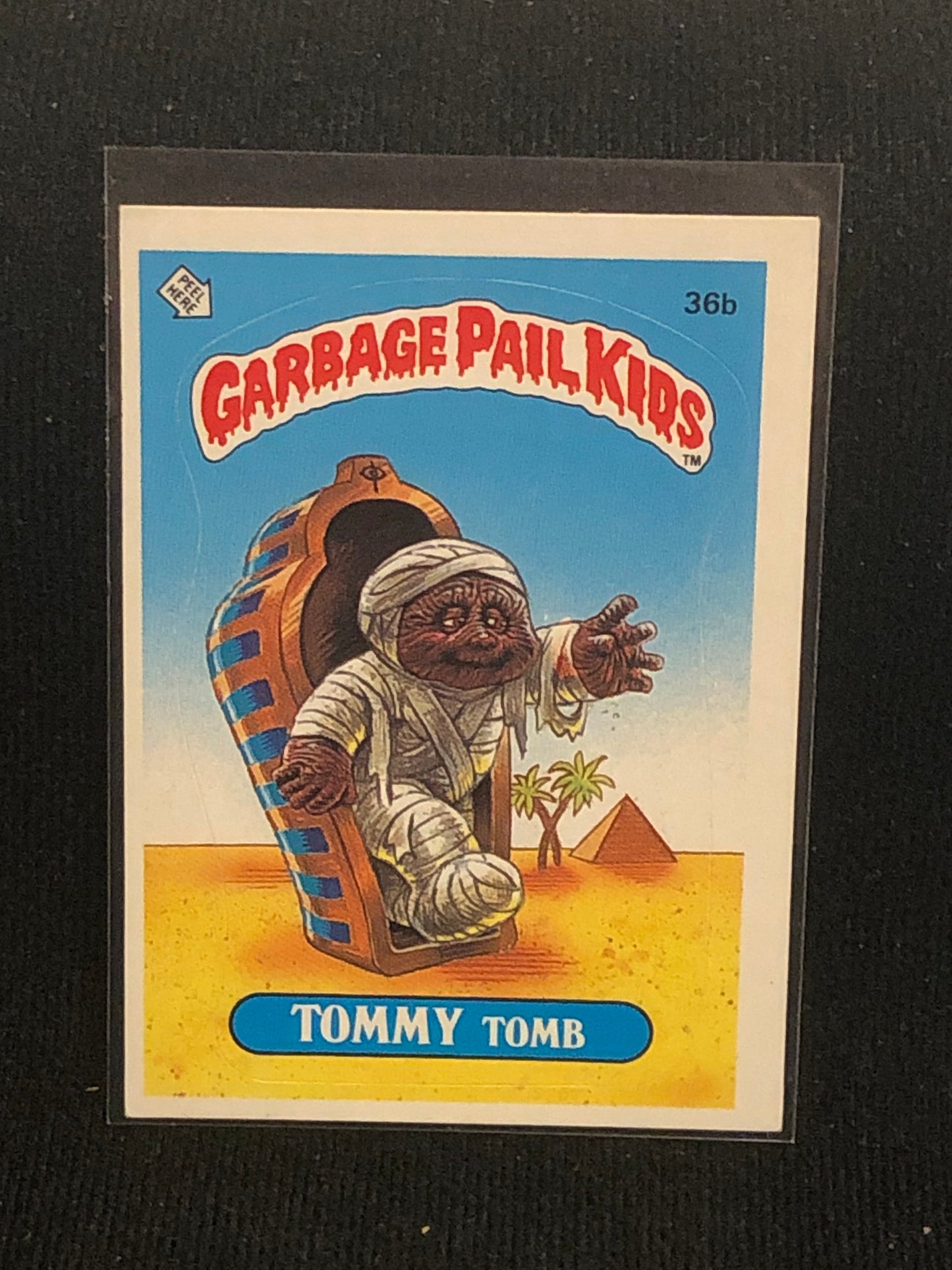 Garbage Pail Kids Original Series 1 (os1) 36b Tommy Tomb