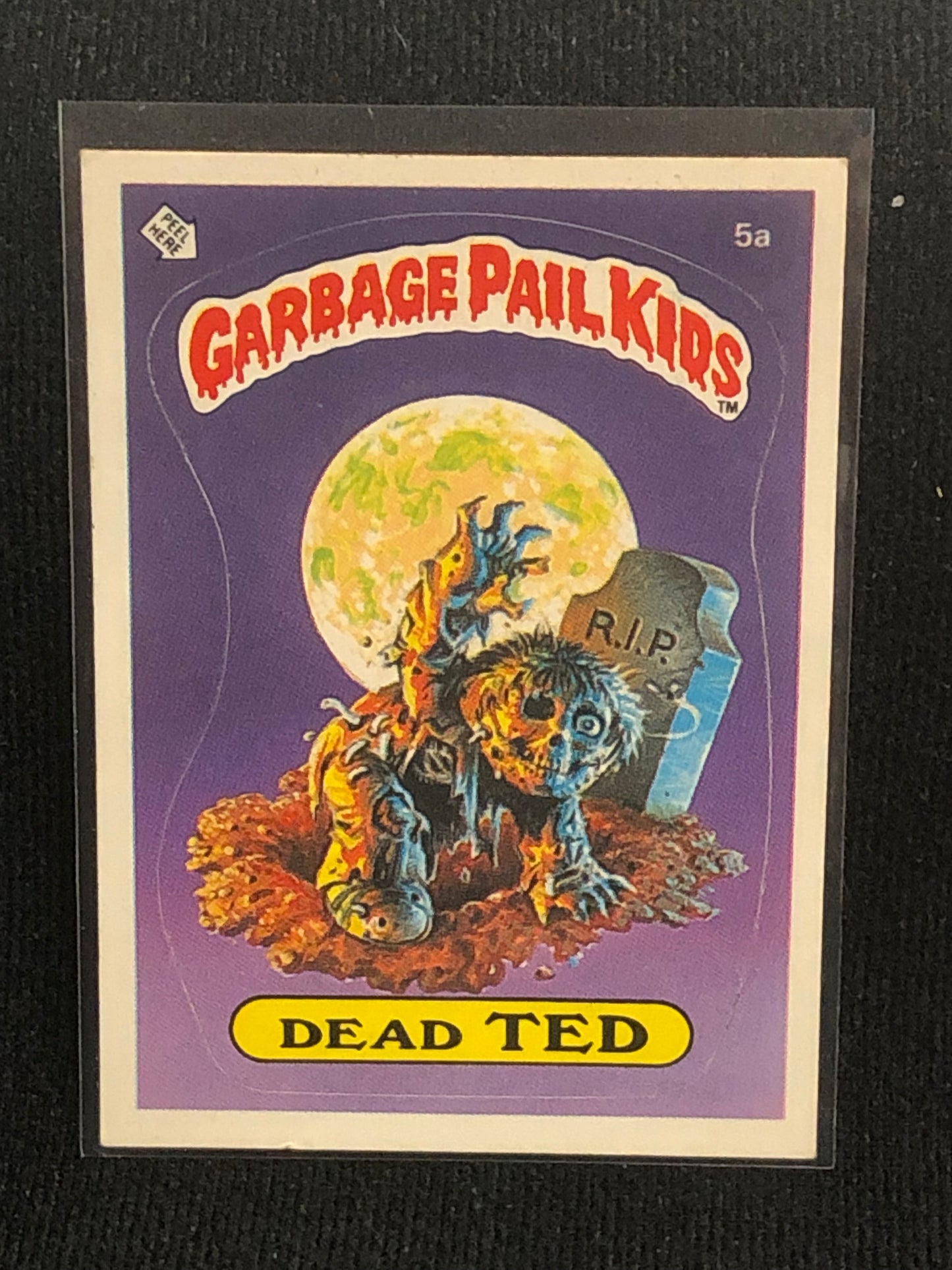 Garbage Pail Kids Original Series 1 (os1) 5a Dead Ted