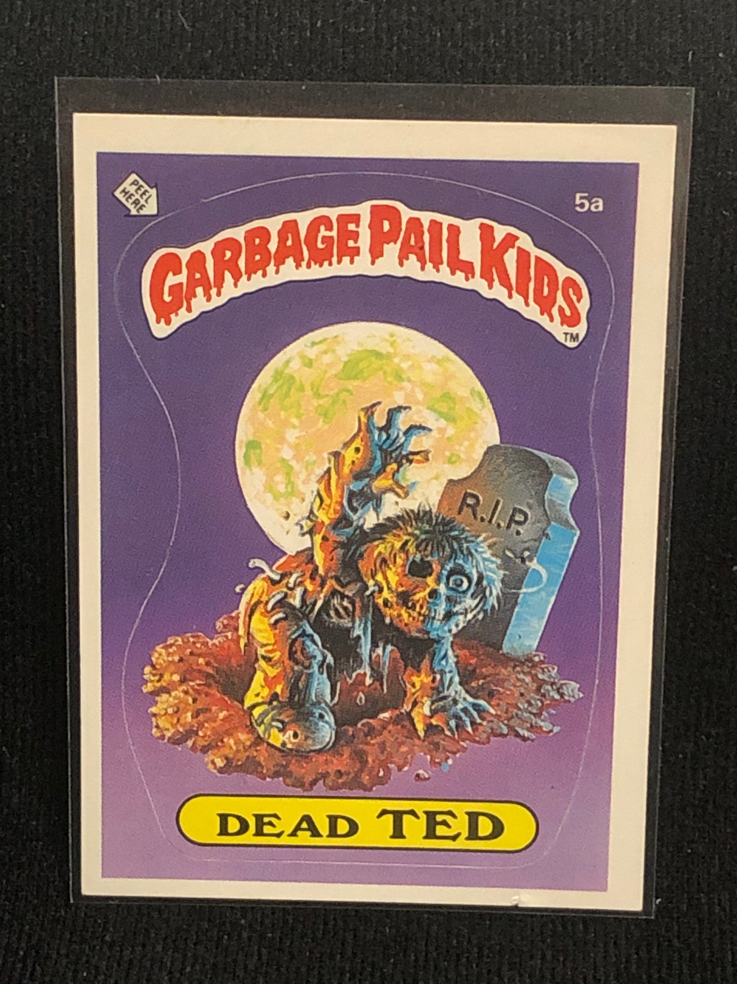 Garbage Pail Kids Original Series 1 (os1) 5a Dead Ted