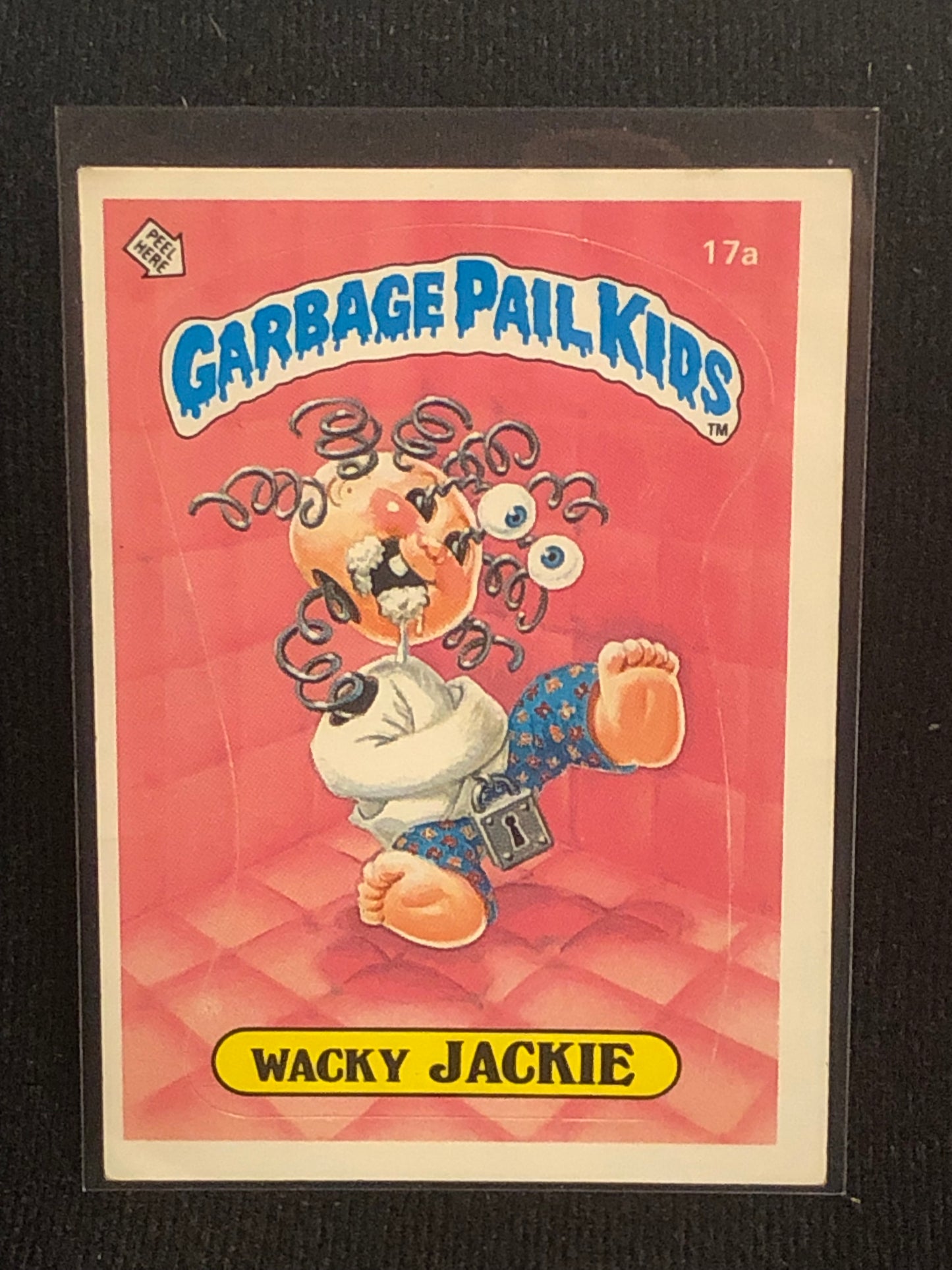 Garbage Pail Kids Original Series 1 (os1) 17a Wacky Jackie