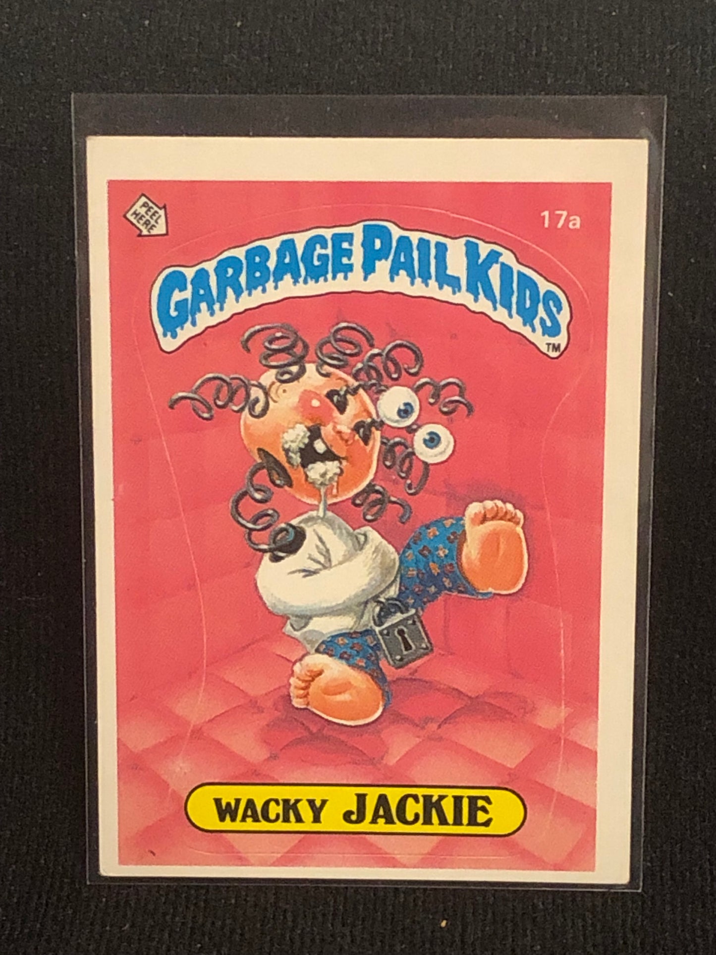 Garbage Pail Kids Original Series 1 (os1) 17a Wacky Jackie