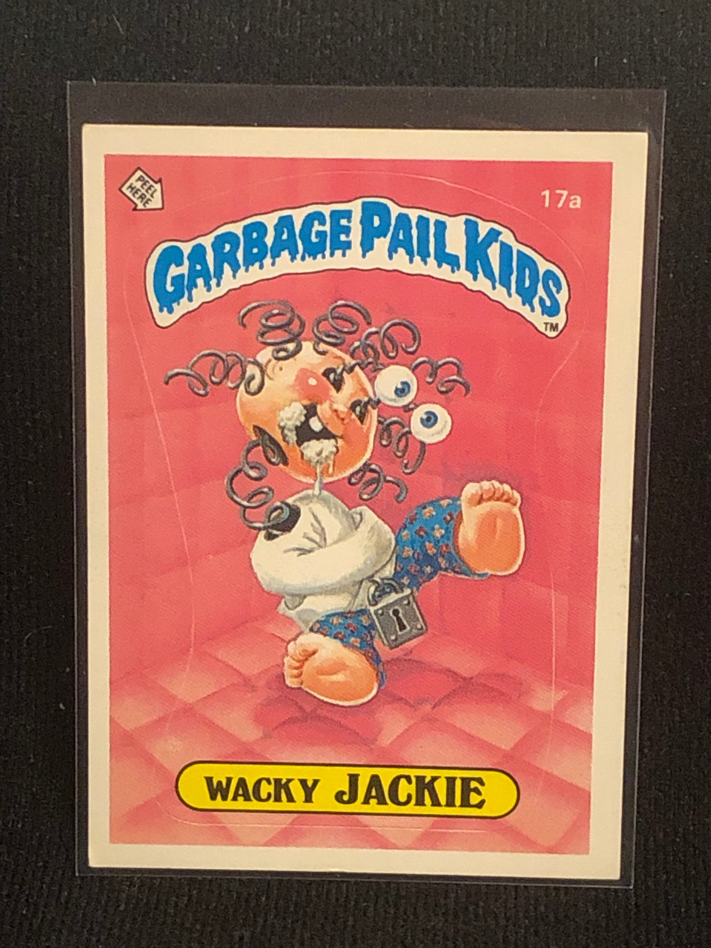 Garbage Pail Kids Original Series 1 (os1) 17a Wacky Jackie