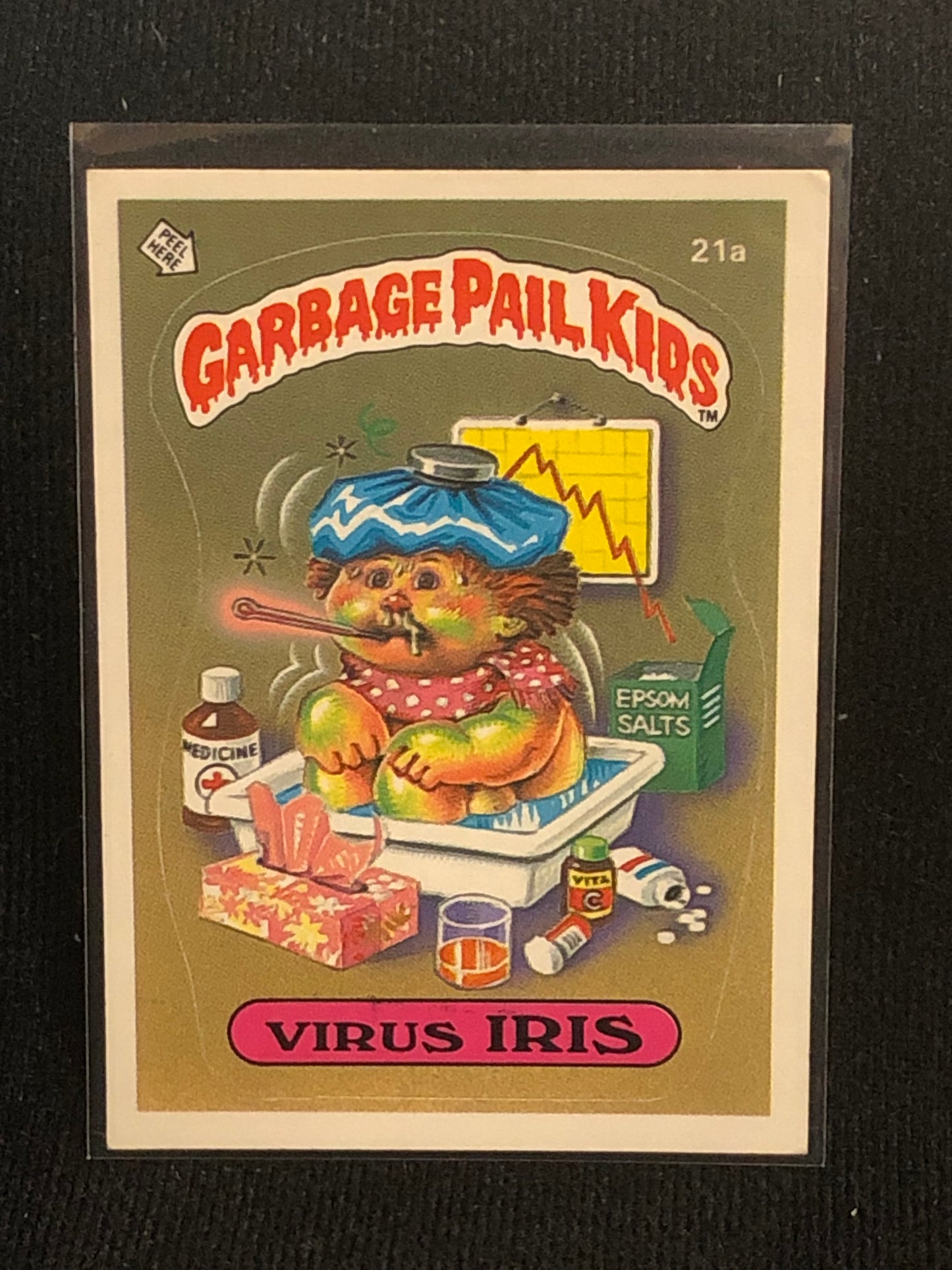 Garbage Pail Kids Original Series 1 (os1) 21a Virus Iris