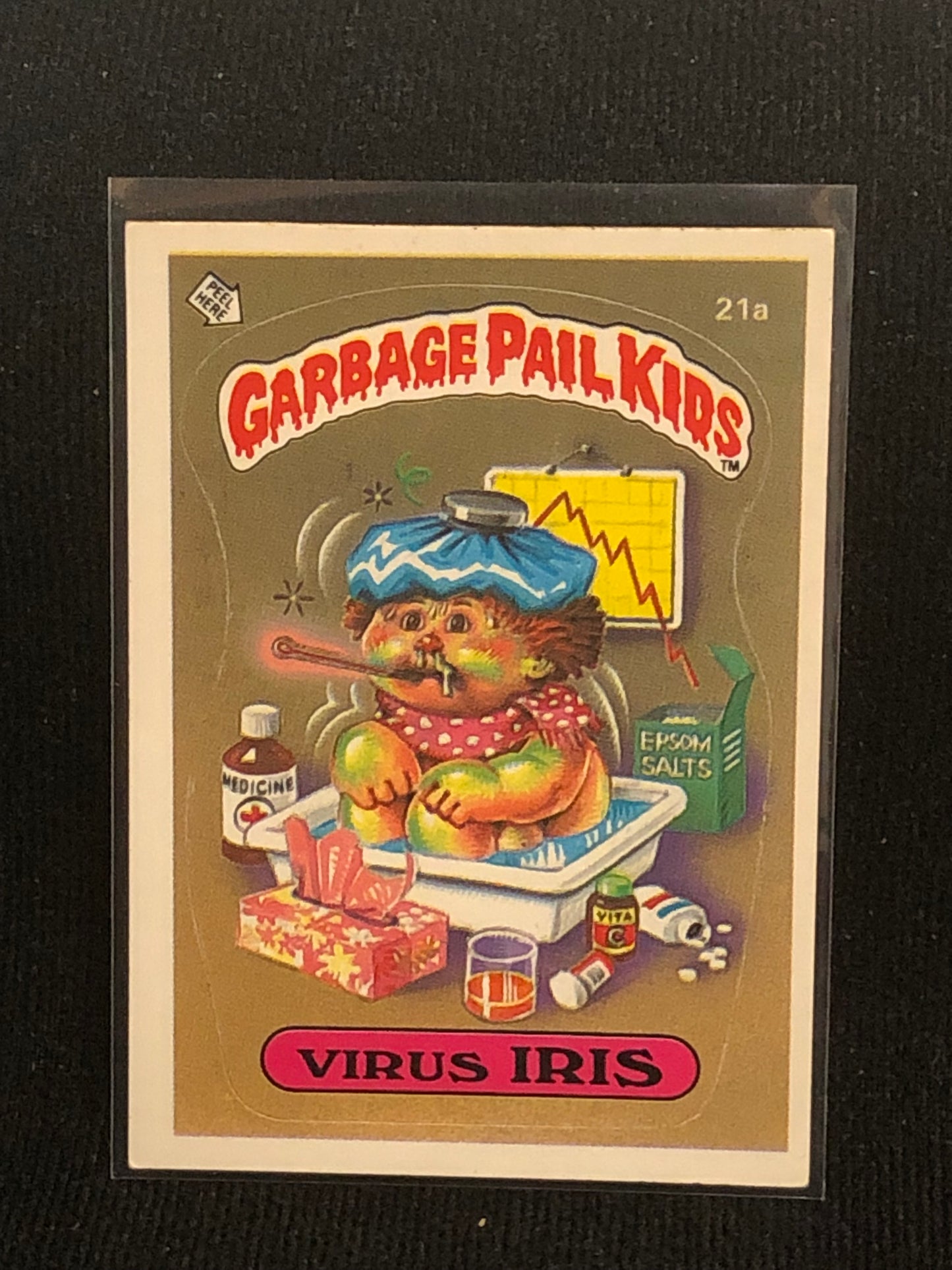 Garbage Pail Kids Original Series 1 (os1) 21a Virus Iris