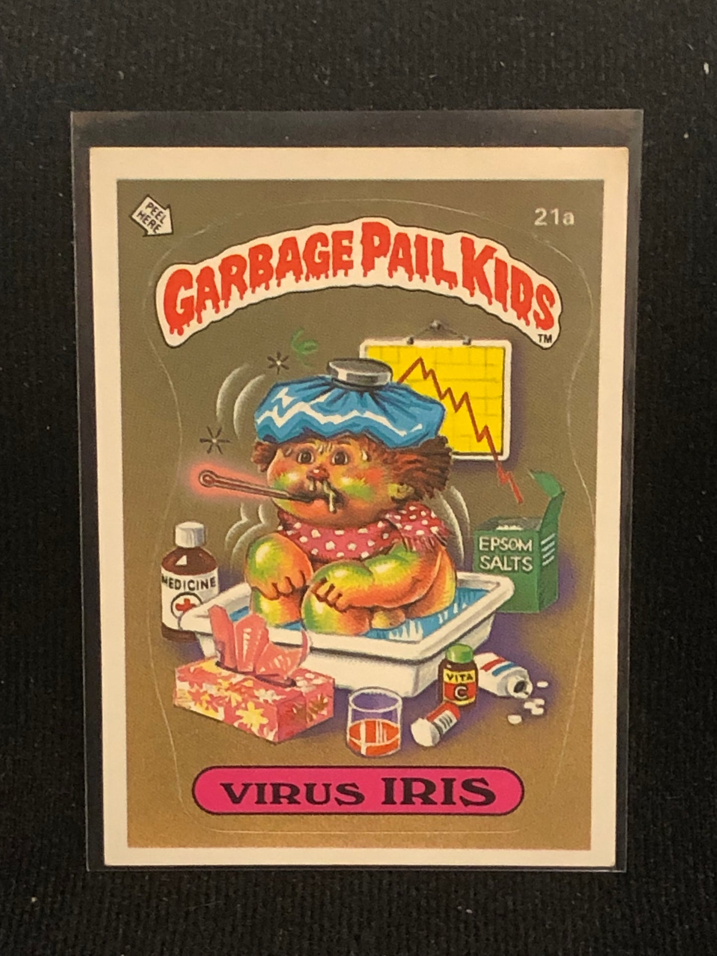 Garbage Pail Kids Original Series 1 (os1) 21a Virus Iris