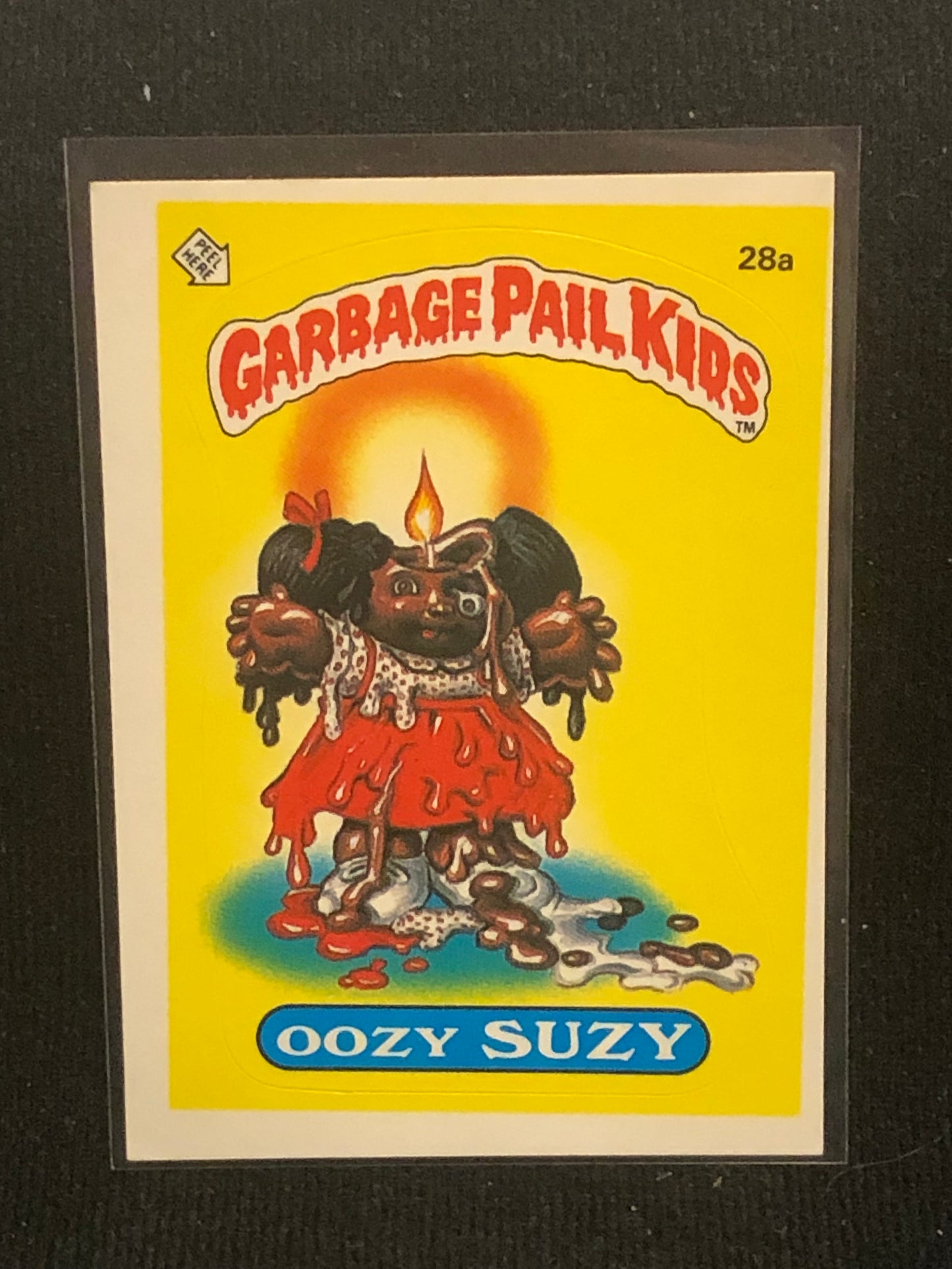 Garbage Pail Kids Original Series 1 (os1) 28a Oozy Suzy