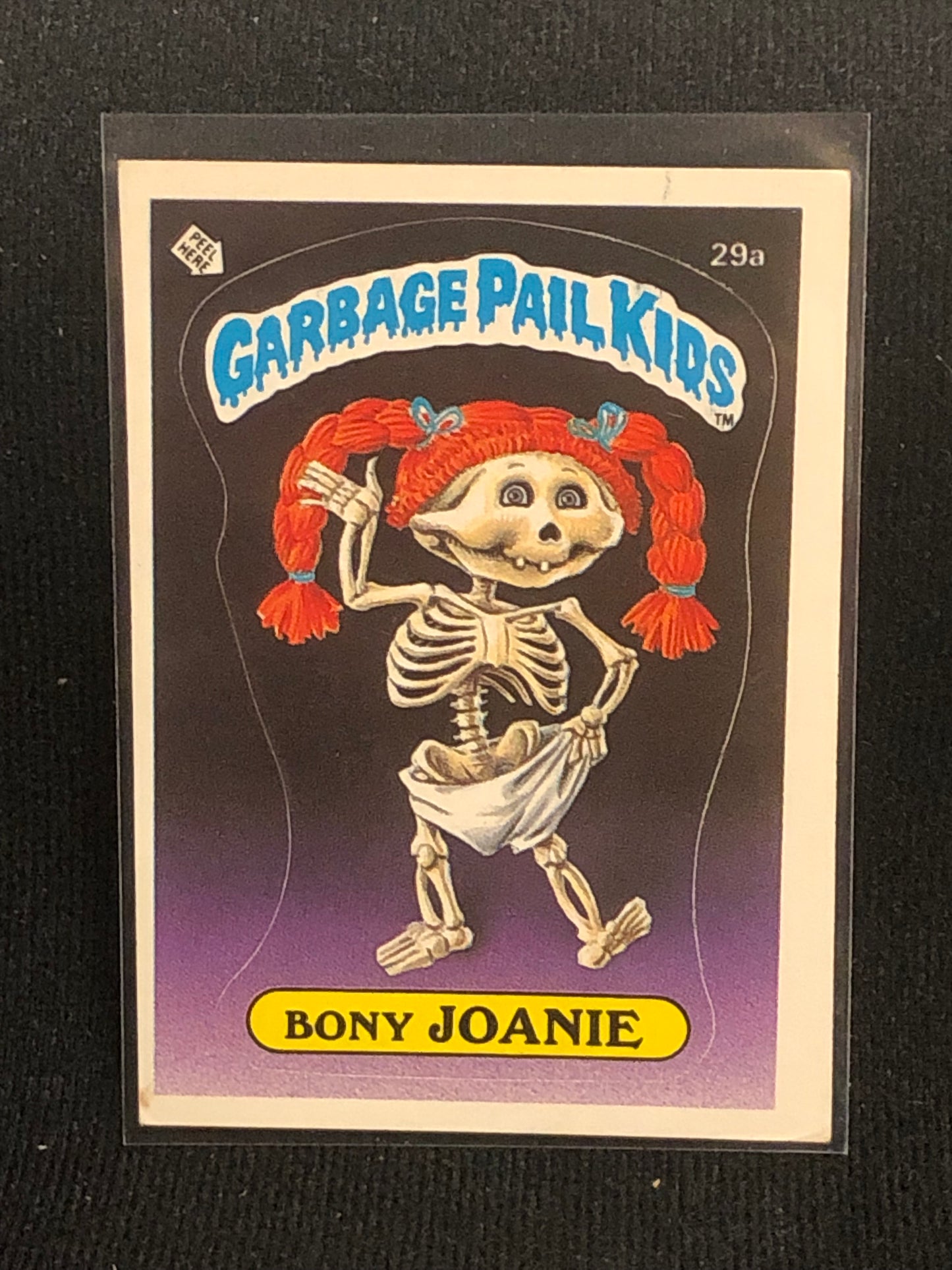 Garbage Pail Kids Original Series 1 (os1) 29a Bony Joanie