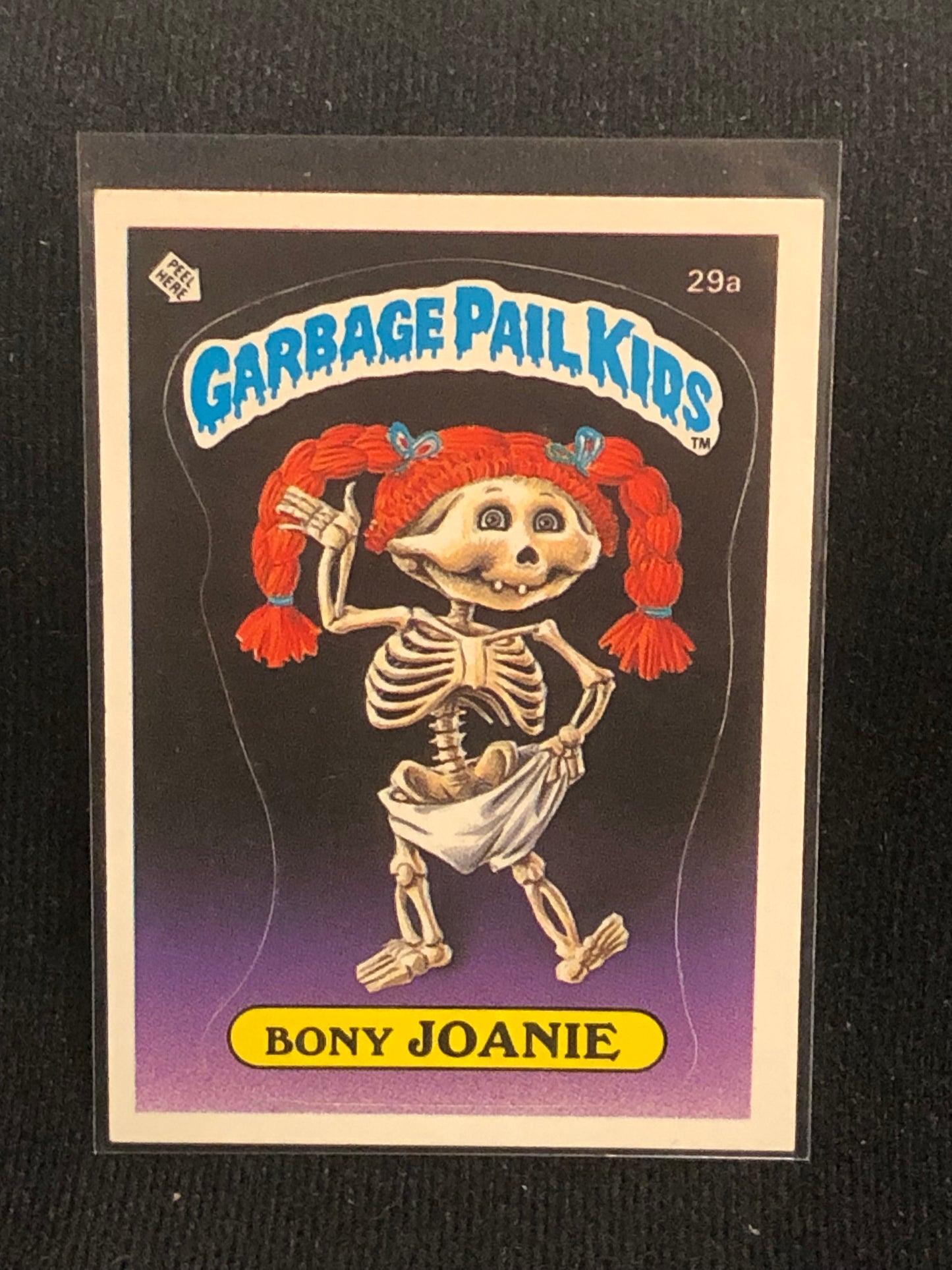 Garbage Pail Kids Original Series 1 (os1) 29a Bony Joanie