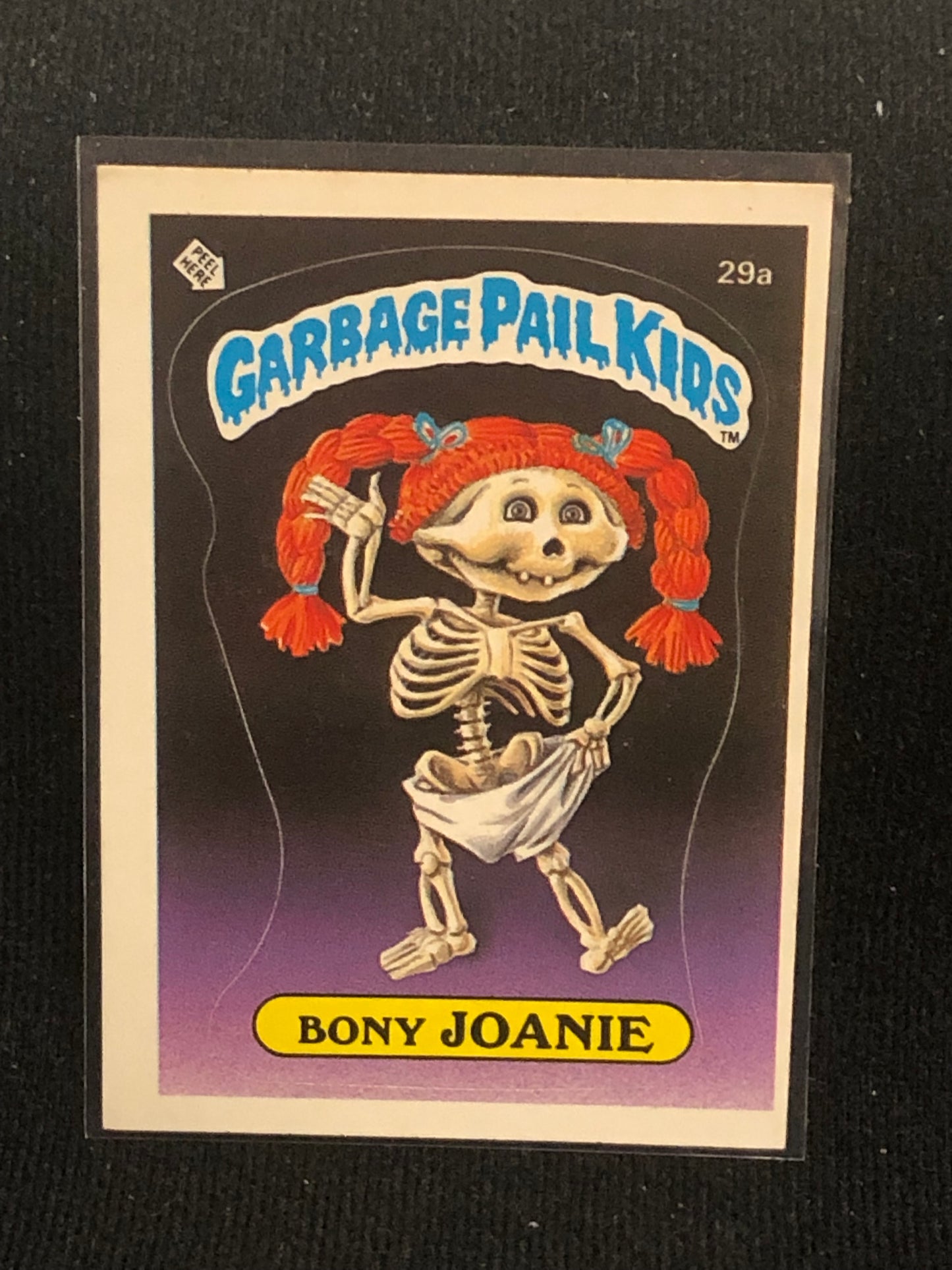 Garbage Pail Kids Original Series 1 (os1) 29a Bony Joanie