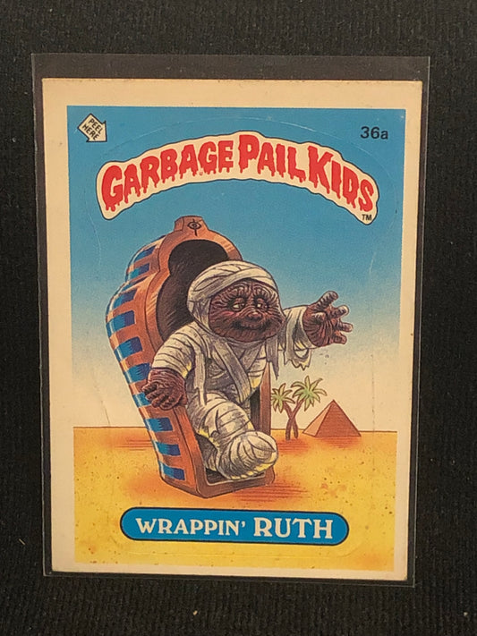 Garbage Pail Kids Original Series 1 (os1) 36a Wrappin Ruth