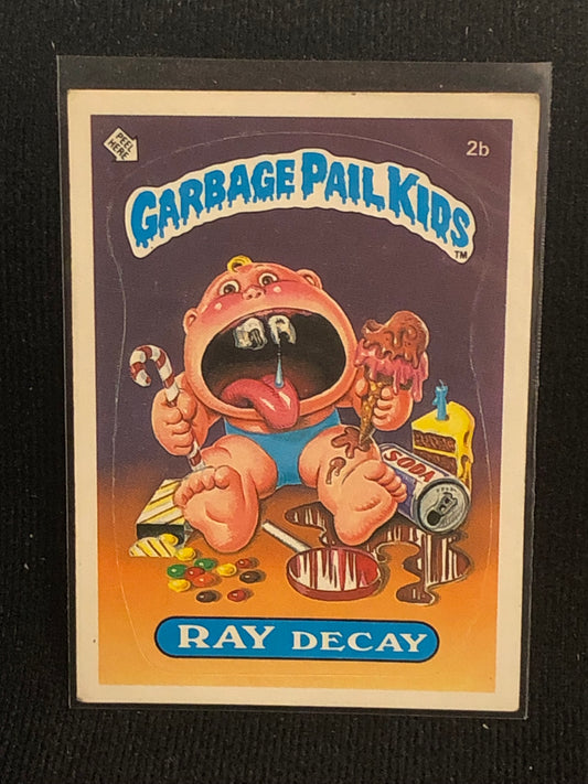 Garbage Pail Kids Original Series 1 (os1) 2b Ray Decay