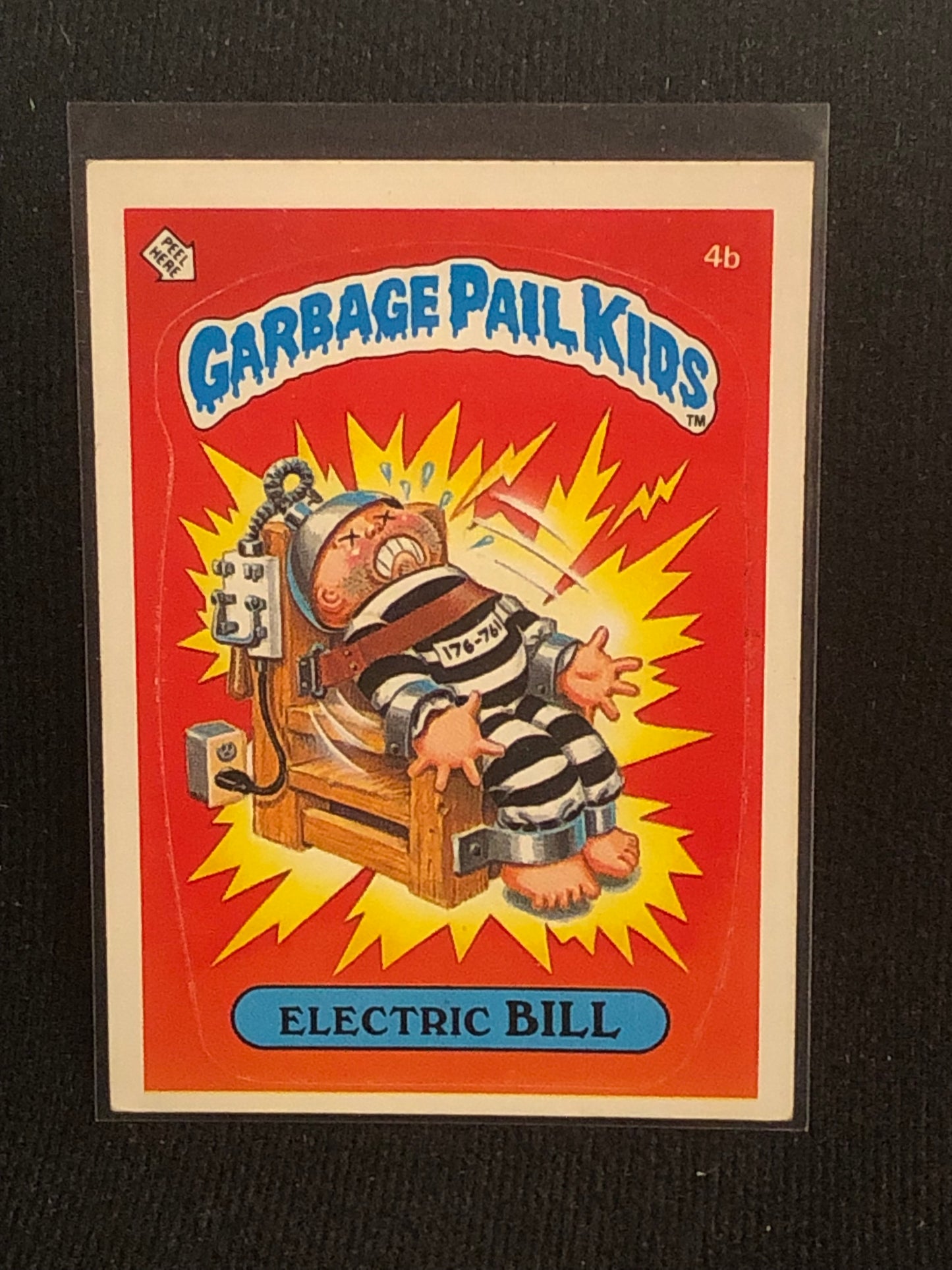 Garbage Pail Kids Original Series 1 (os1) 4b Electric Bill