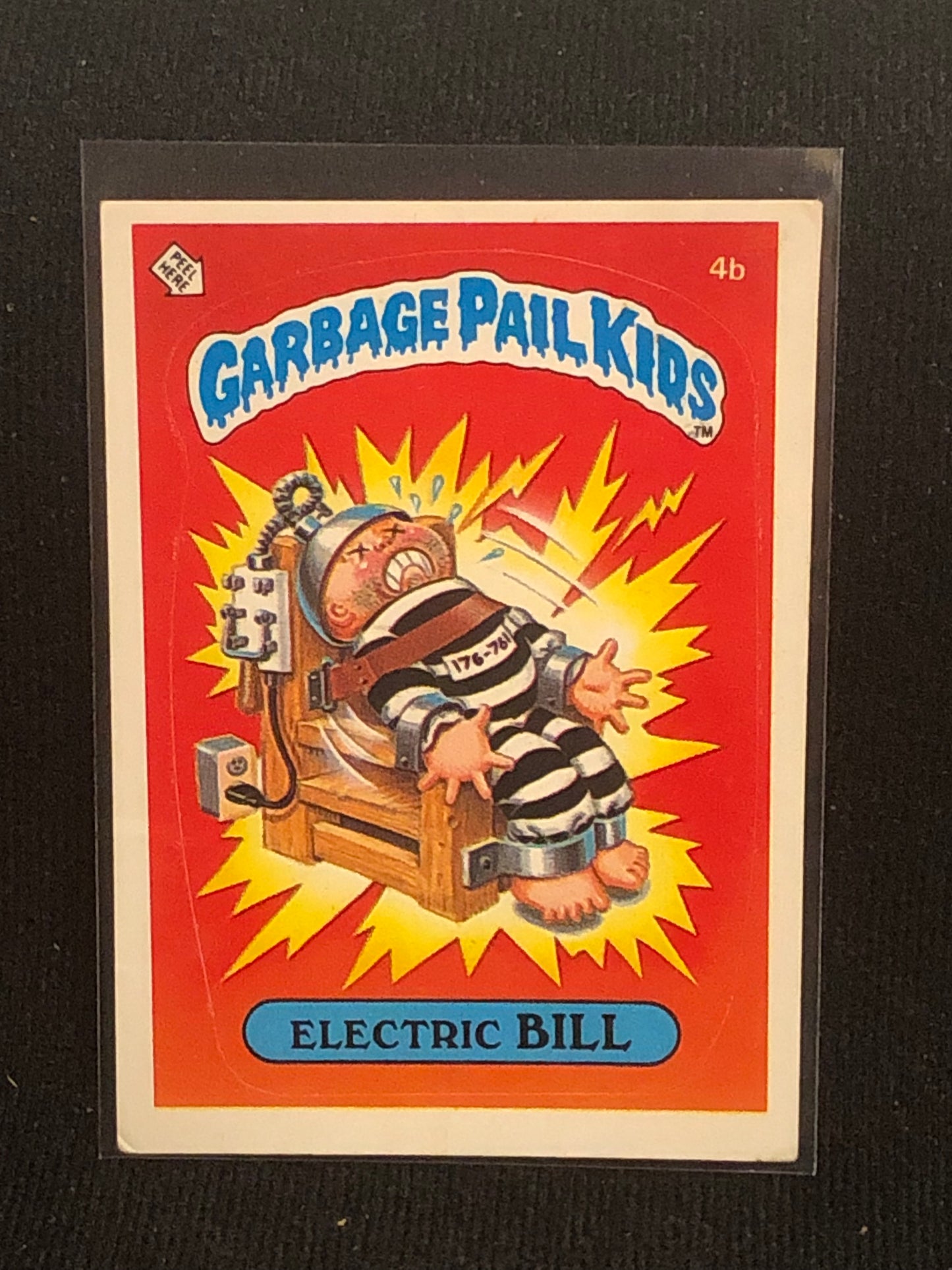 Garbage Pail Kids Original Series 1 (os1) 4b Electric Bill