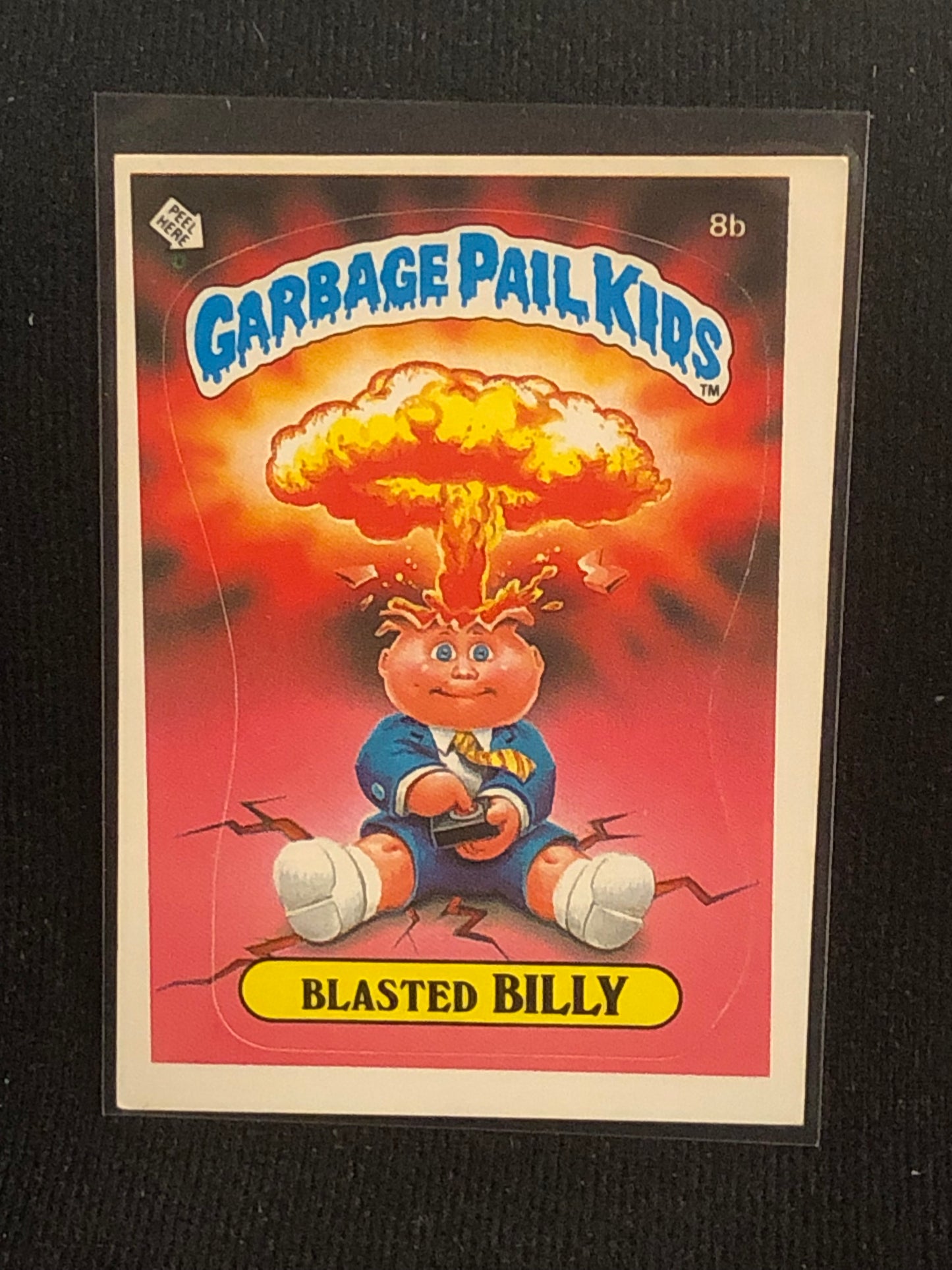 Garbage Pail Kids Original Series 1 (os1) 8b Blasted Billy