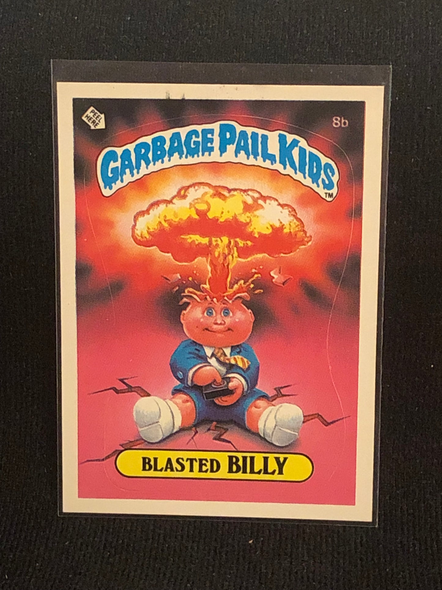 Garbage Pail Kids Original Series 1 (os1) 8b Blasted Billy