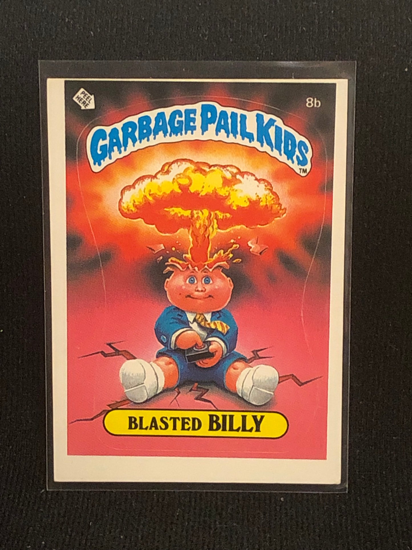 Garbage Pail Kids Original Series 1 (os1) 8b Blasted Billy